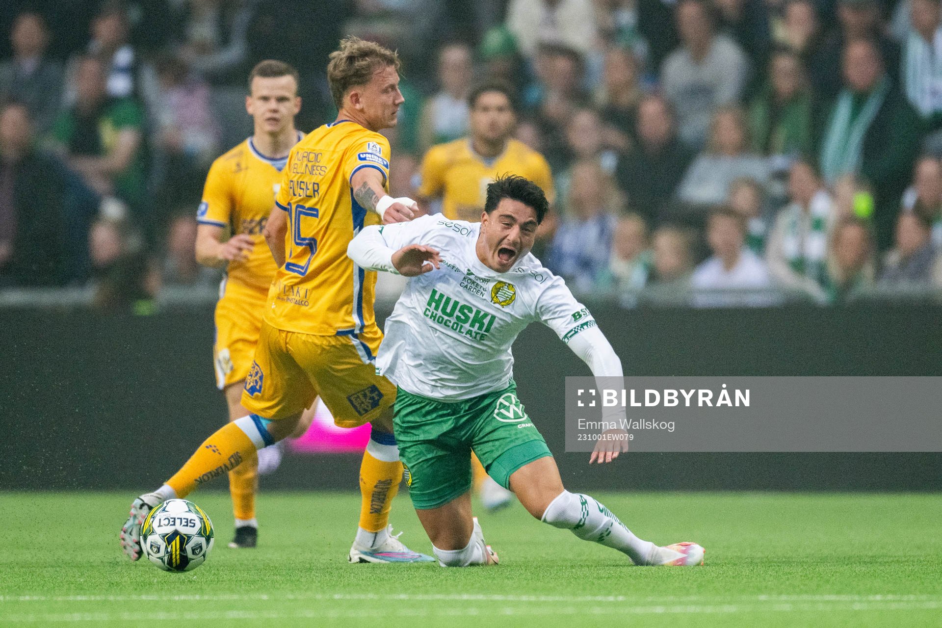 IFK Göteborgs Sebastian Hausner och Hammarbys Jusef Erabi