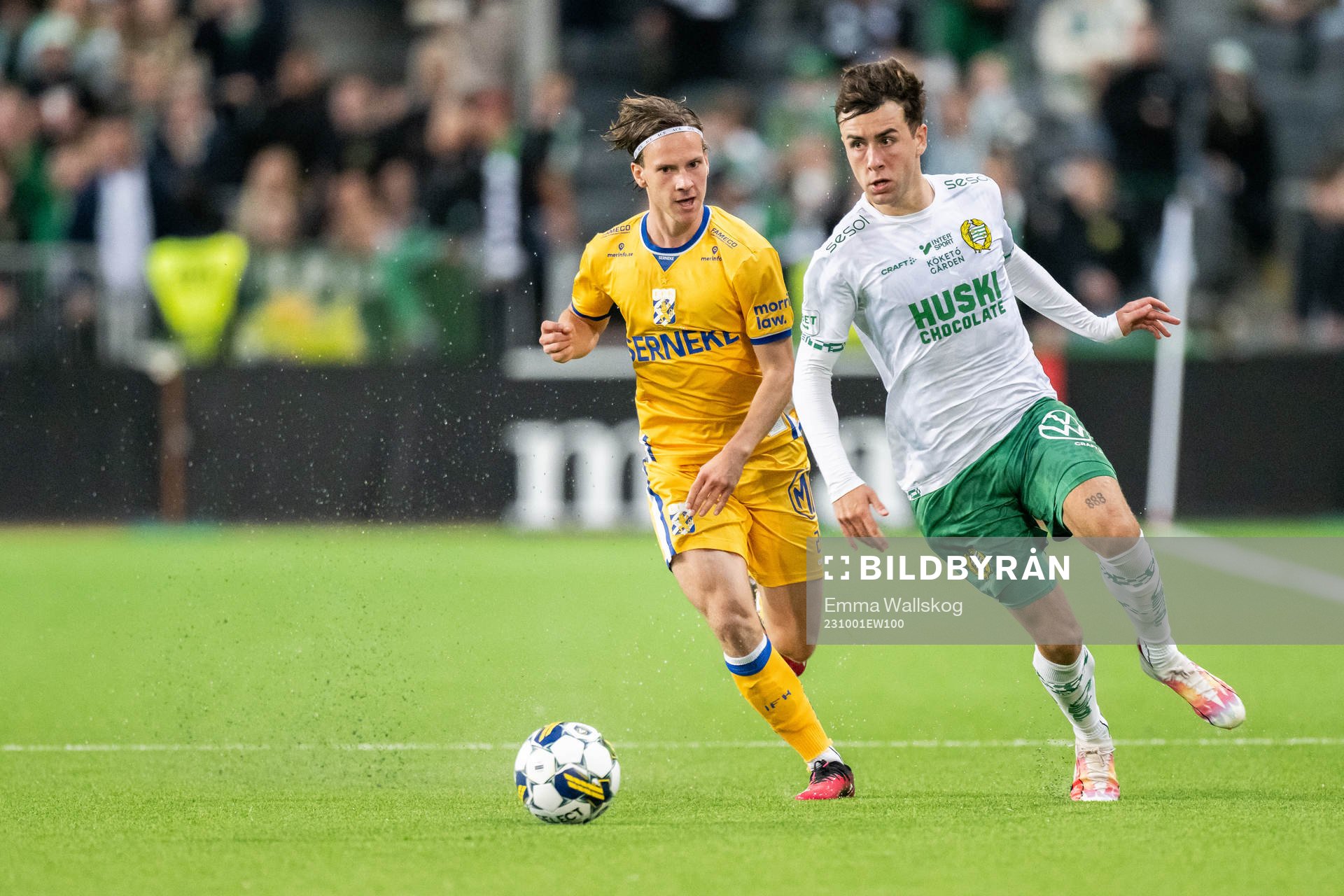 IFK Göteborgs Lucas Kåhed och Hammarbys Marc Llinares