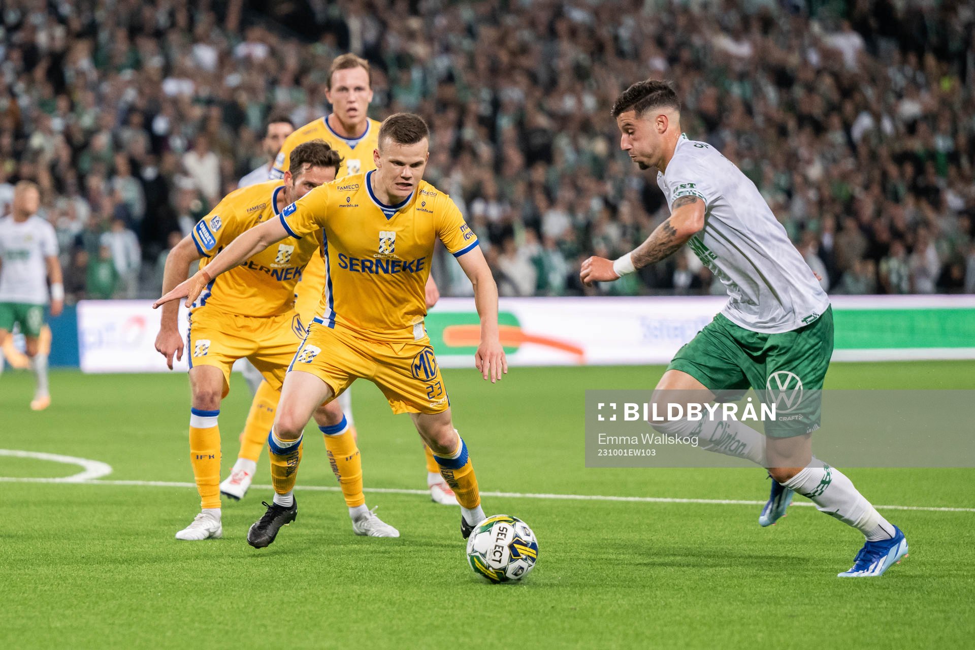 IFK Göteborgs Kolbeinn Thordarson och Hammarbys Viktor