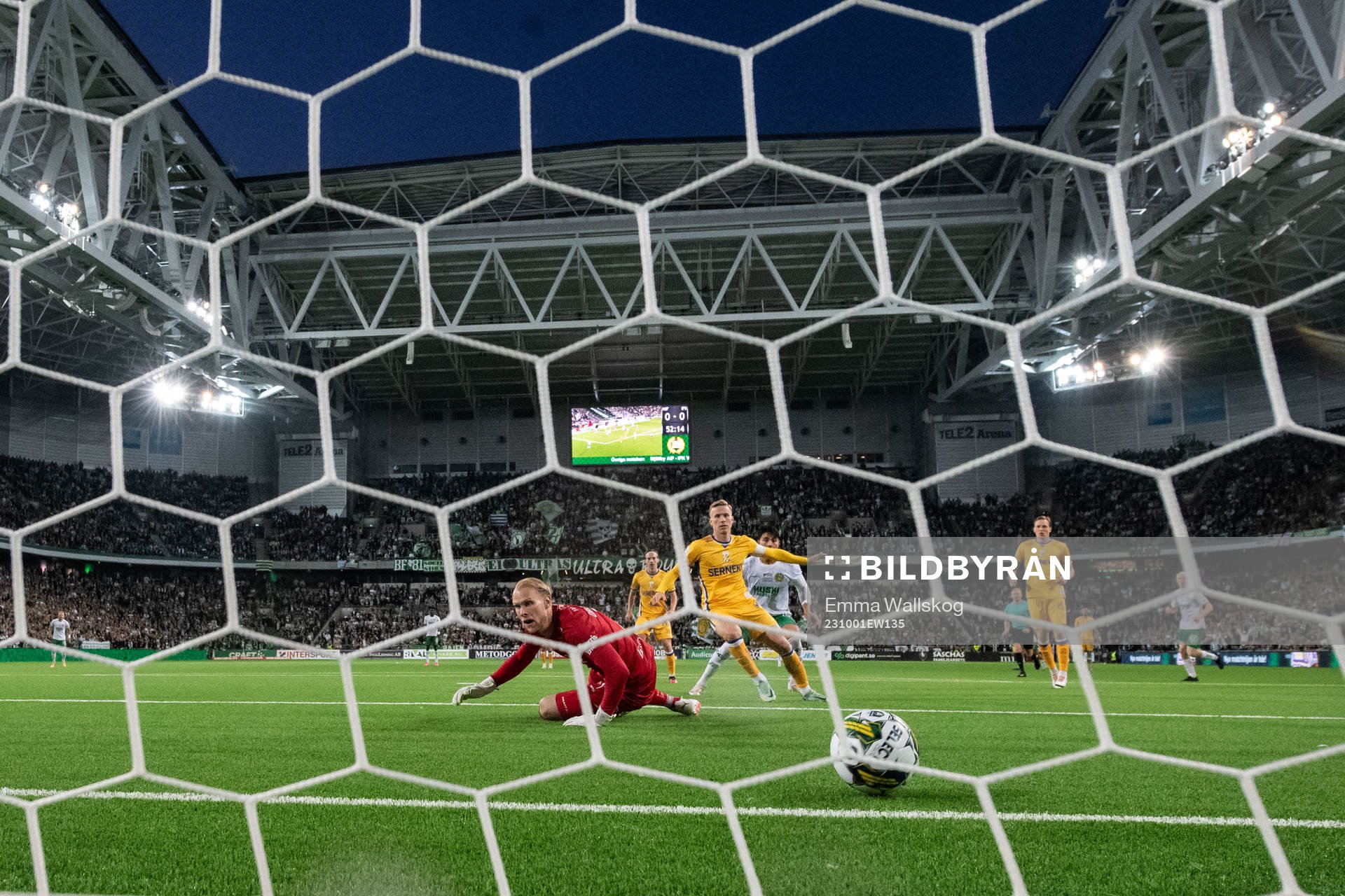 Hammarbys Jusef Erabi gör 1-0 bakom IFK Göteborgs