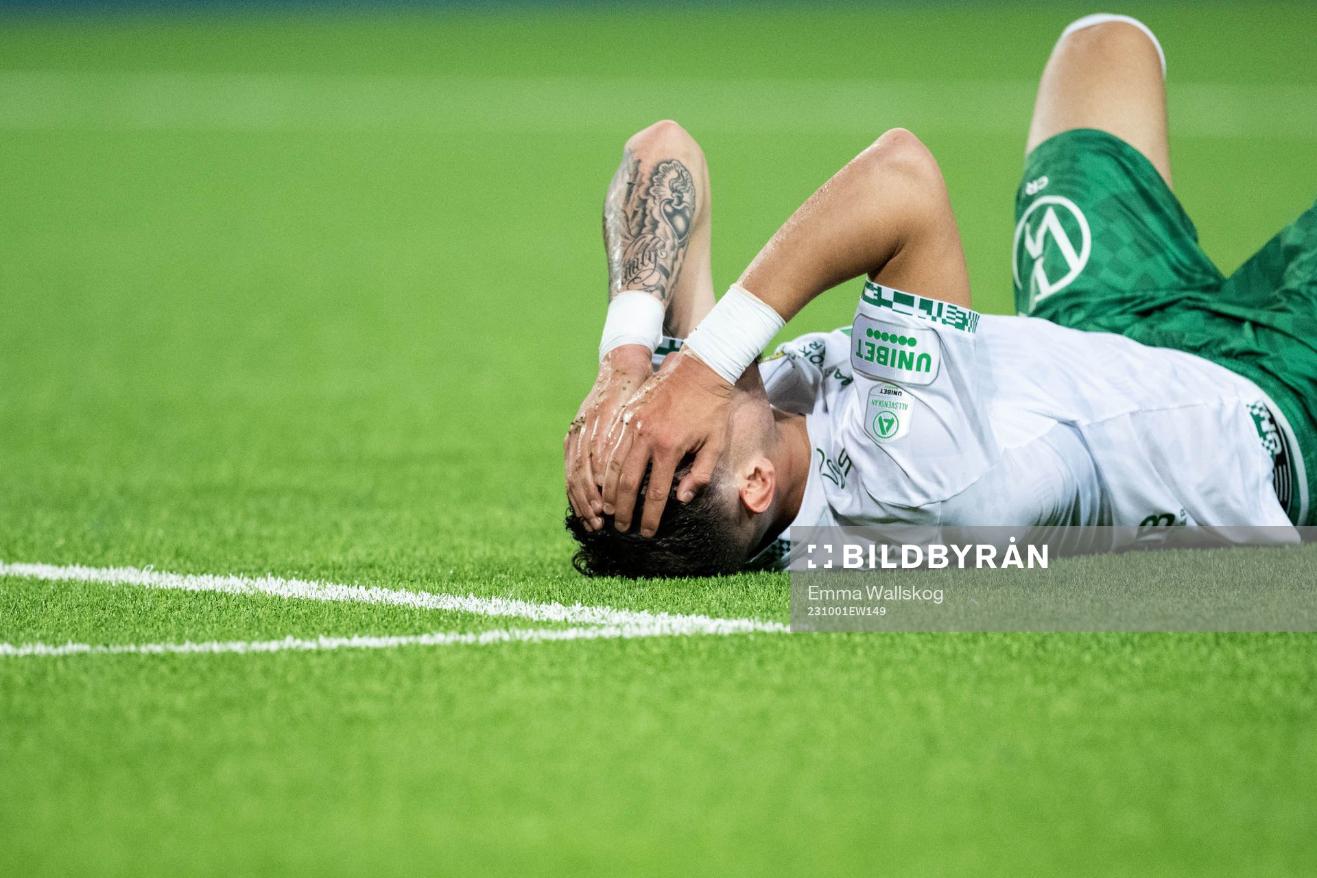 Hammarbys Viktor Djukanovic deppar