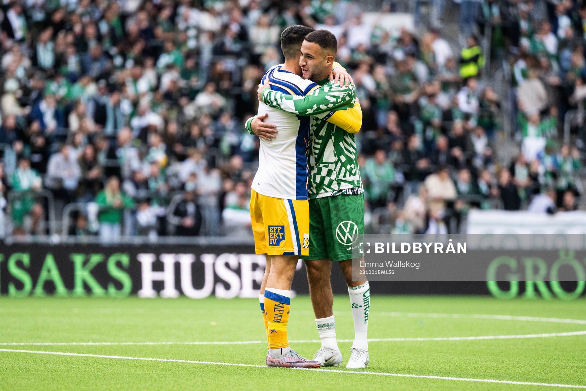 IFK Göteborgs Astrit Selmani och Hammarbys Abdelrahman
