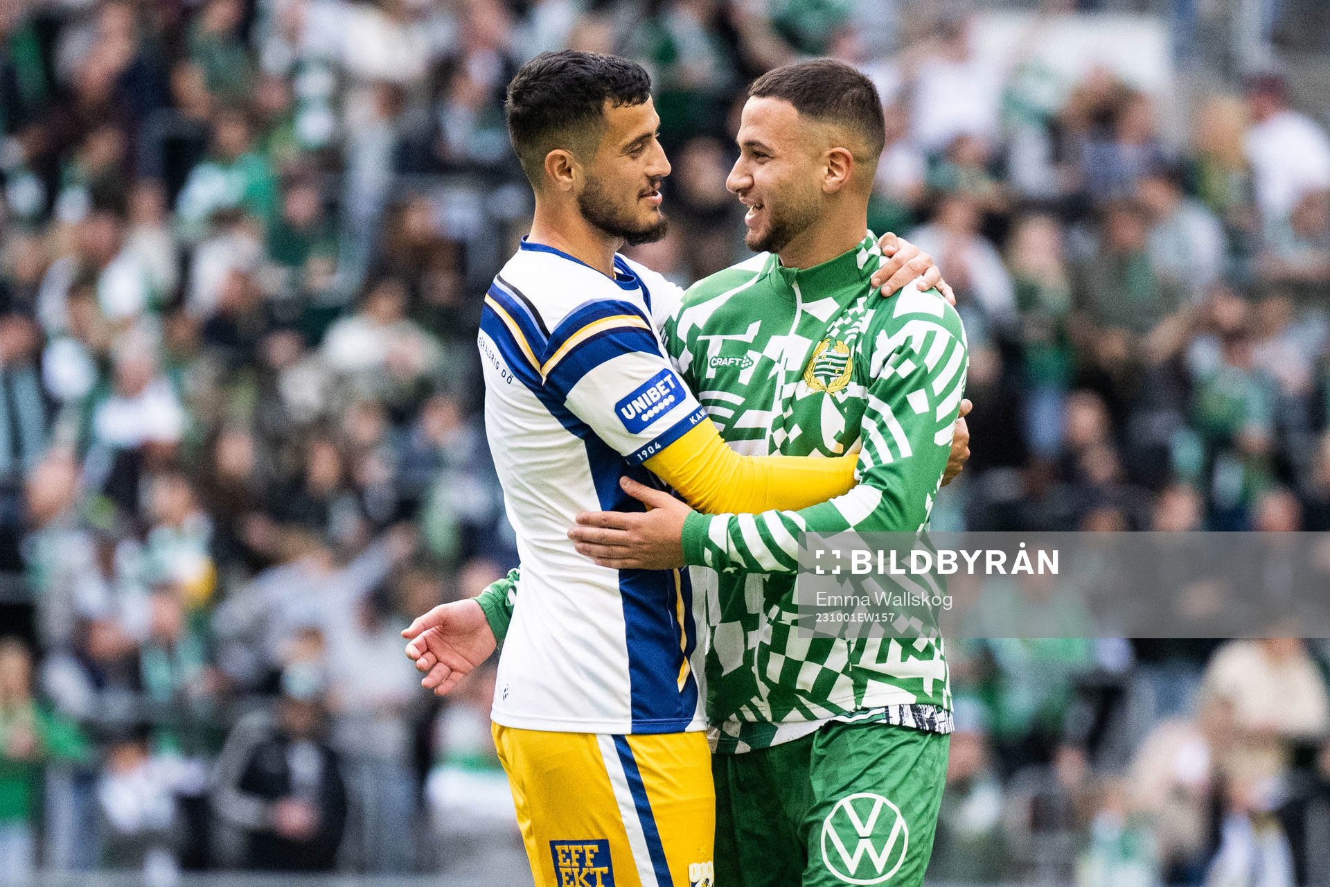 IFK Göteborgs Astrit Selmani och Hammarbys Abdelrahman
