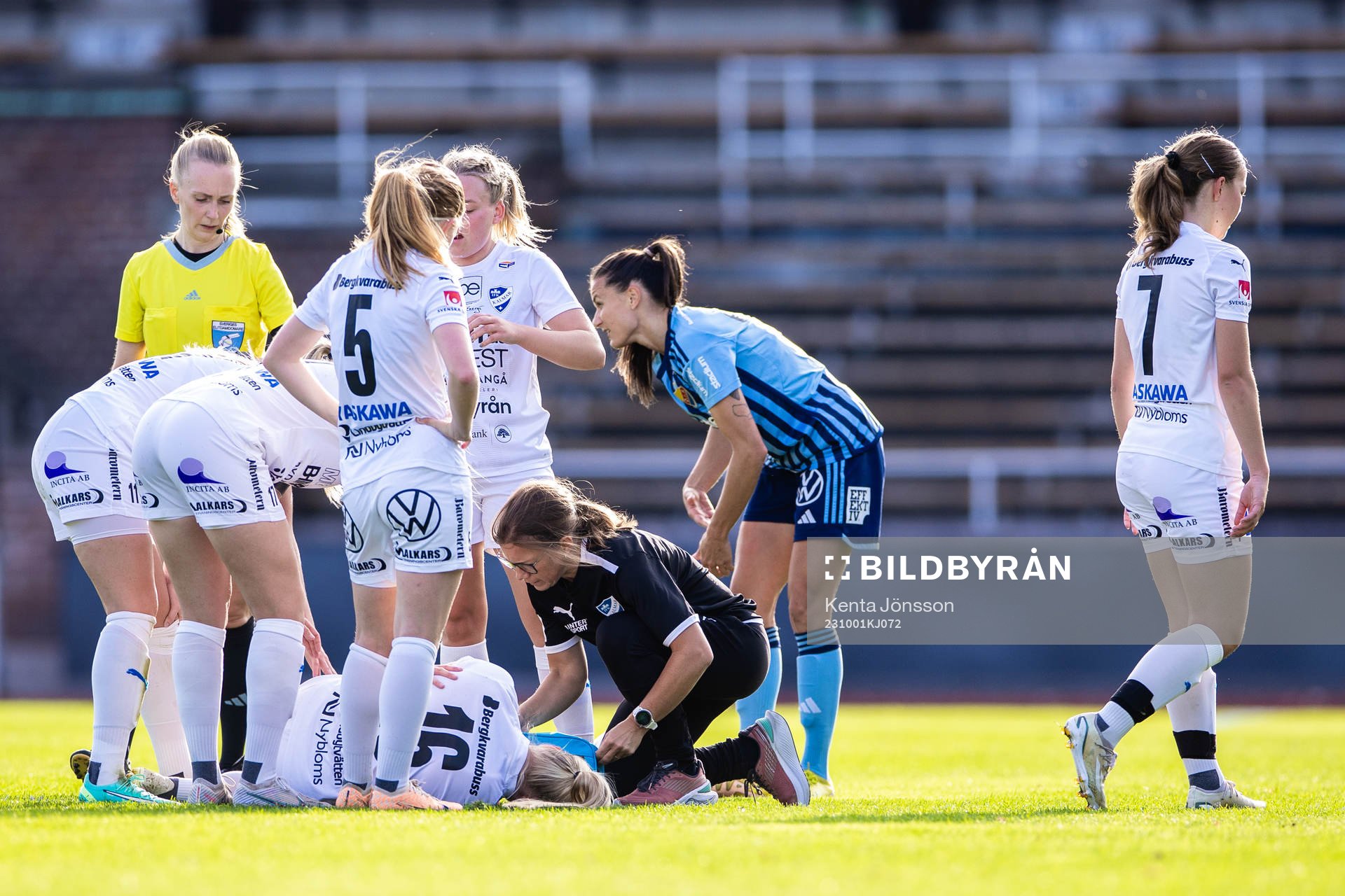 Kalmars Wilma Finnman har ont