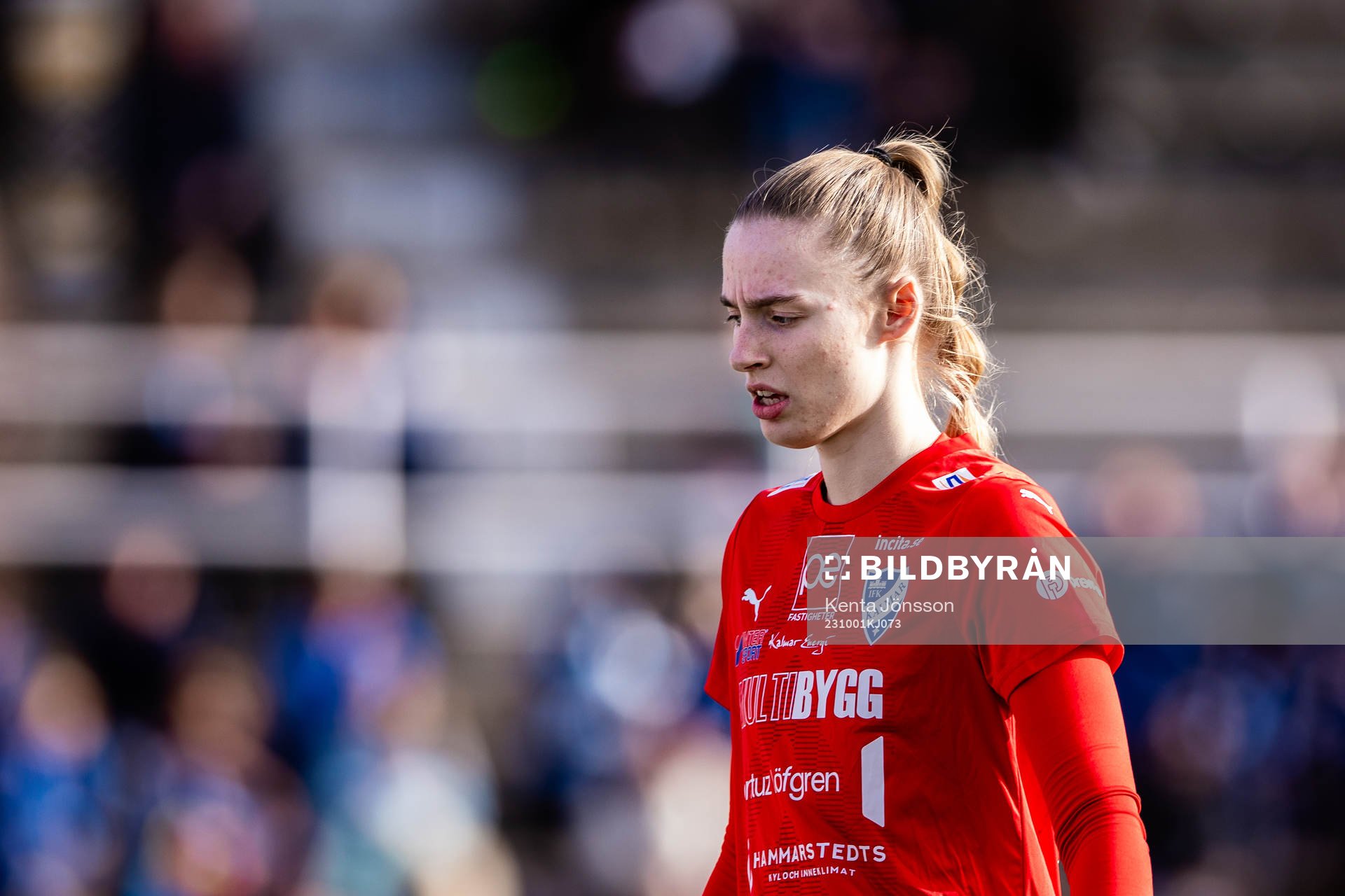 Kalmars målvakt Laura Frederikke Worsøe Nielsen