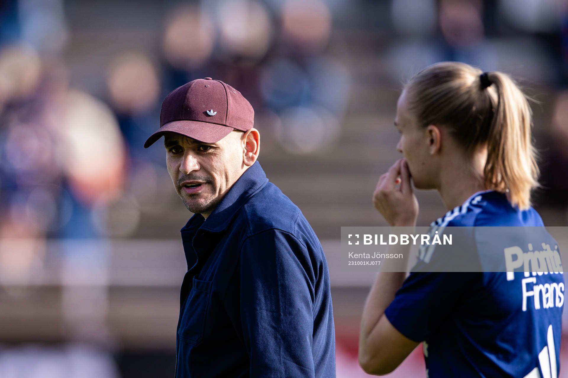 Djurgårdens tränare Marcelo Fernandez och Matilda Plan