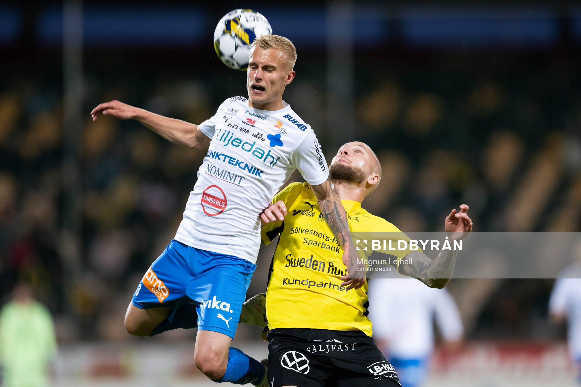 Värnamos Viktor Bergh och Mjällbys Adam Ståhl