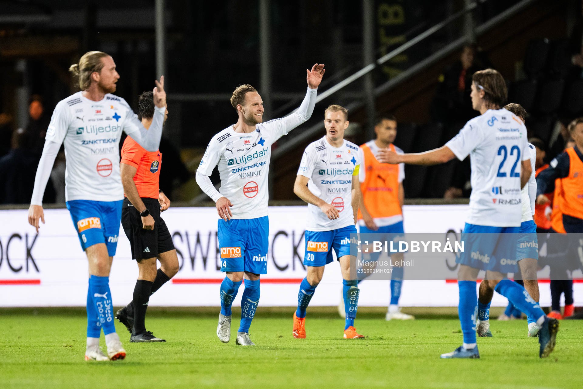 Värnamos Gustav Engvall jublar