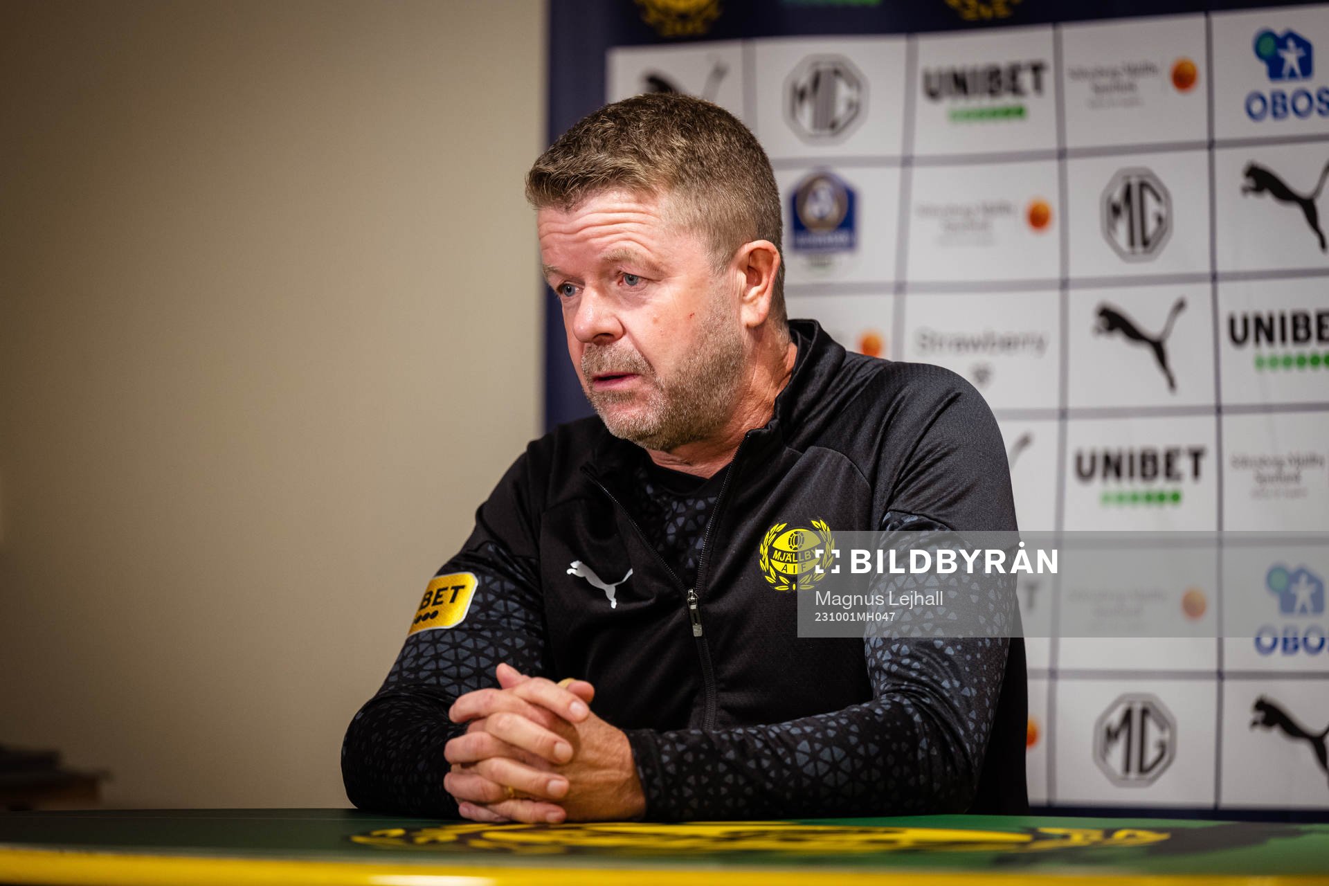 under fotbollsmatchen i Allsvenskan mellan Mjällby och