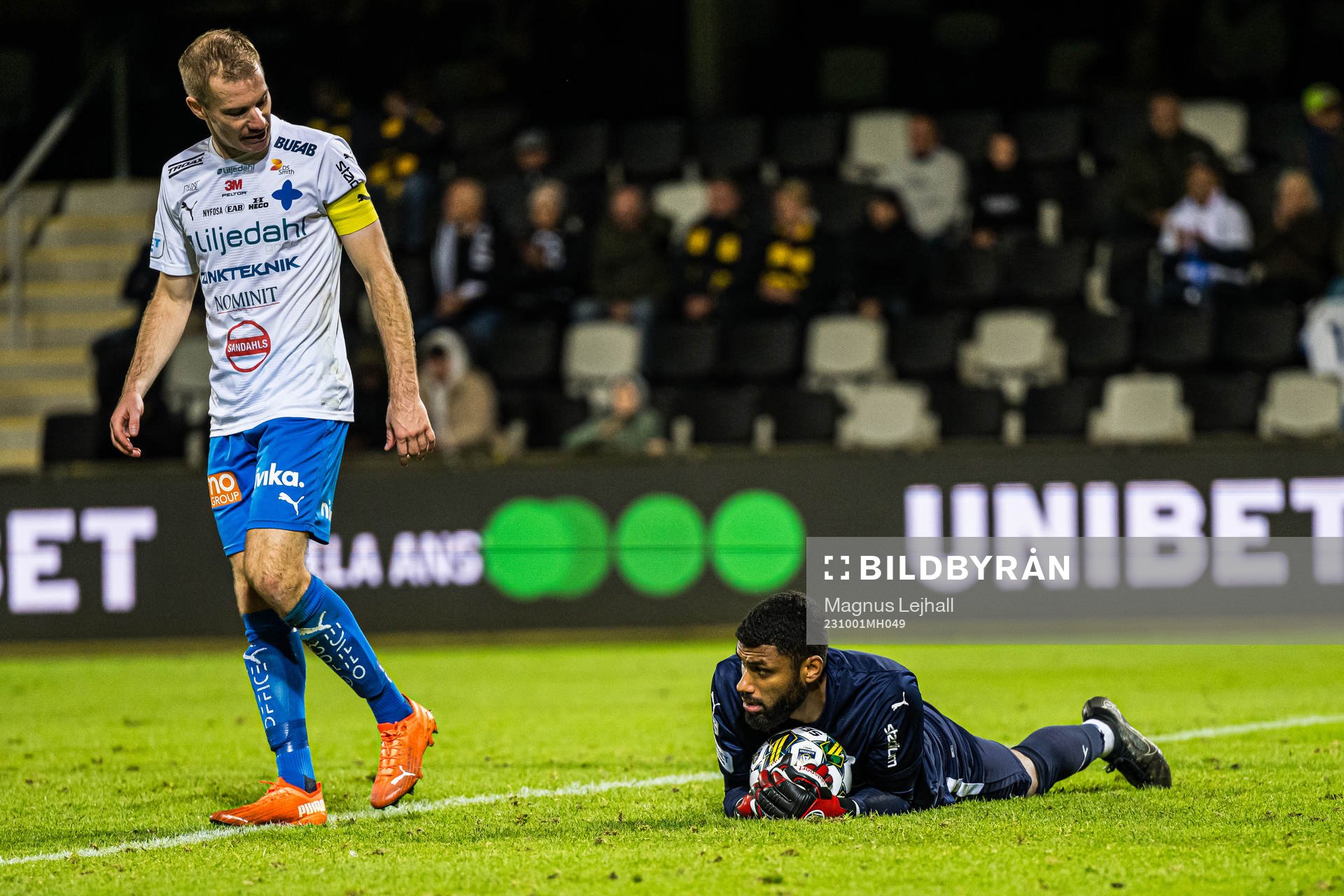 Värnamos målvakt Jonathan Ursin Rasheed