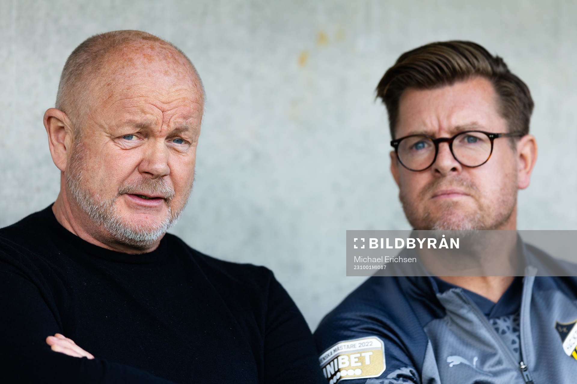 Häckens tränare Per-Mathias Høgmo och assisterande