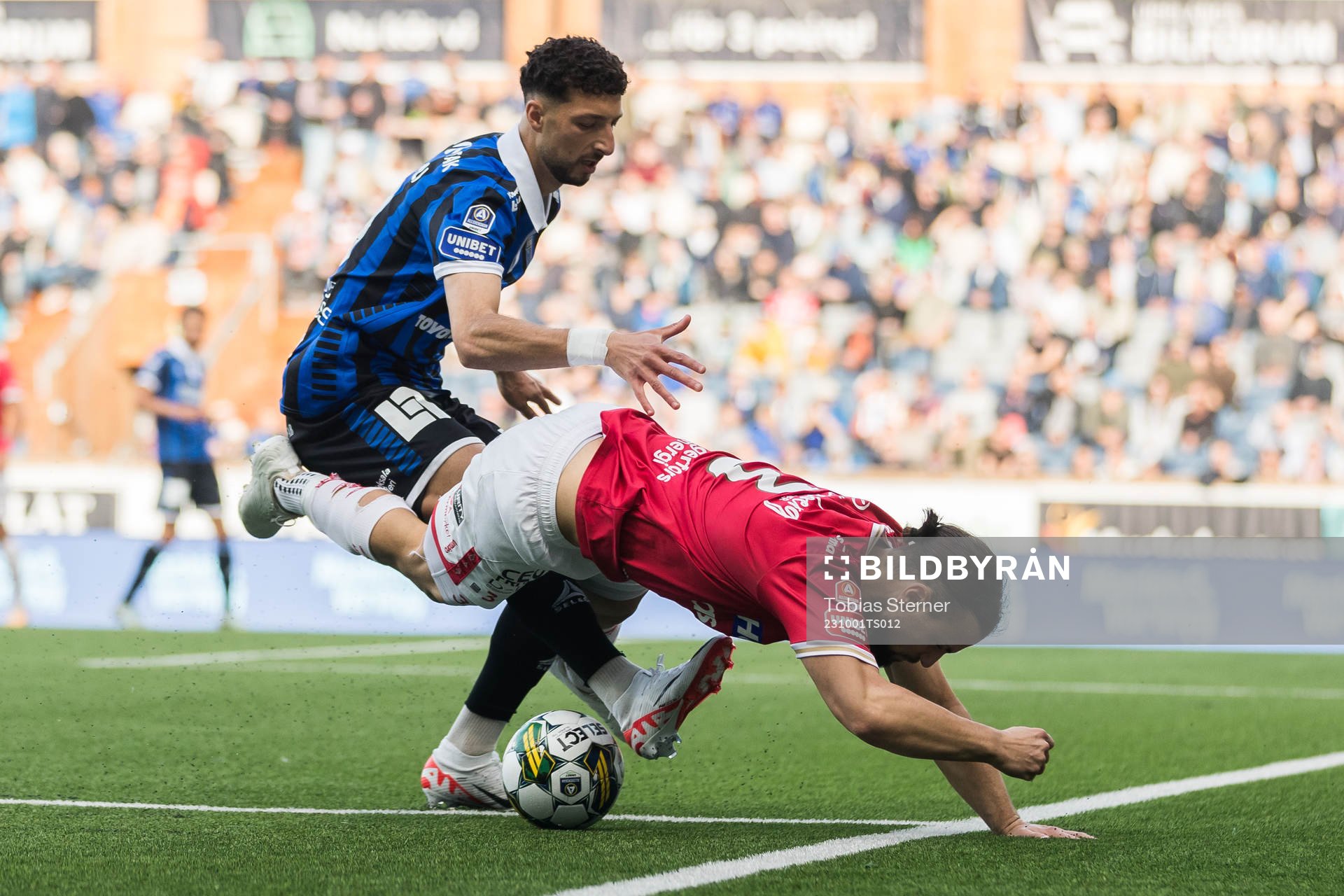 Sirius Wessam Abou Ali och Degerfors Abdelkarim Mammar