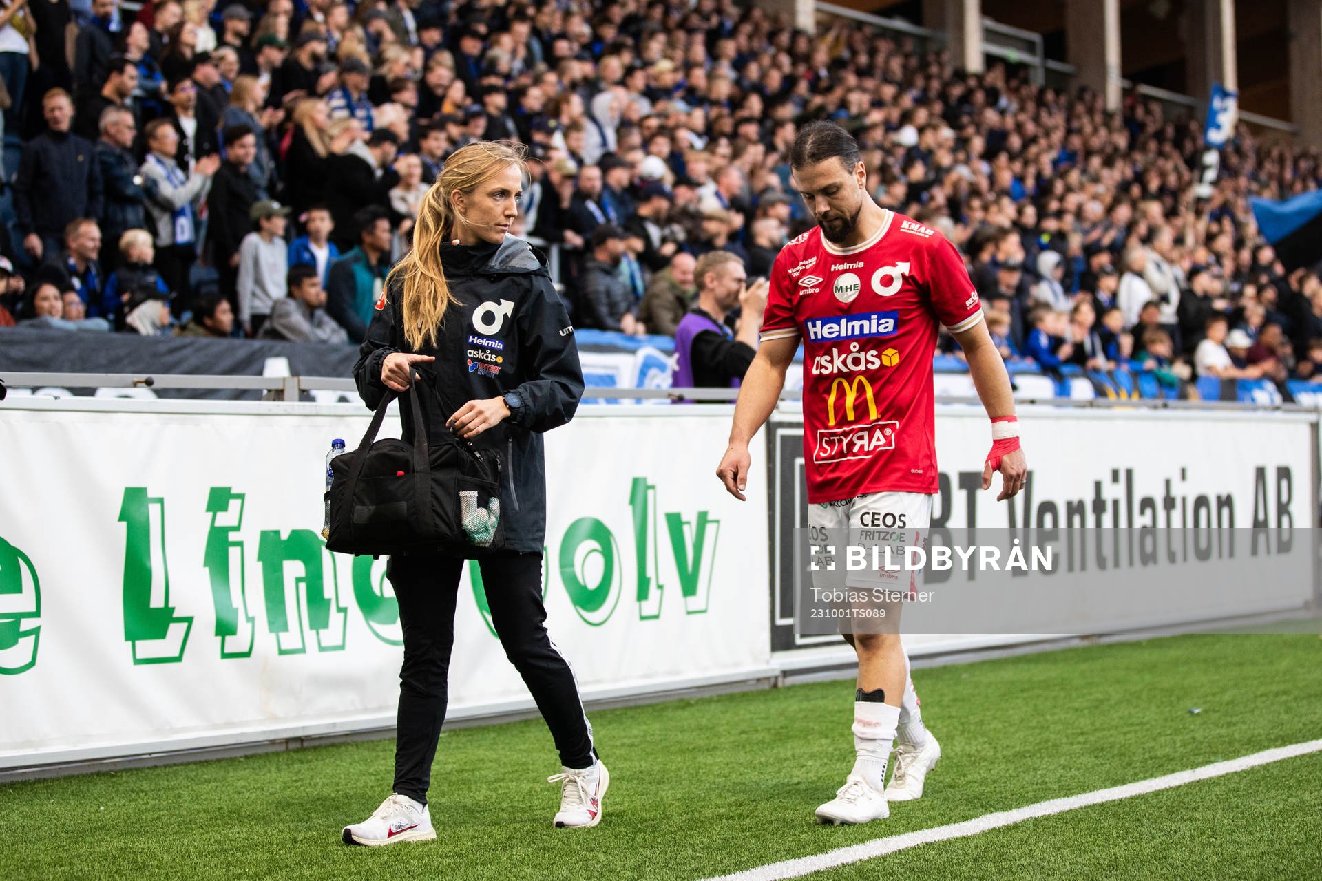 Degerfors Abdelkarim Mammar Chaouche har ont