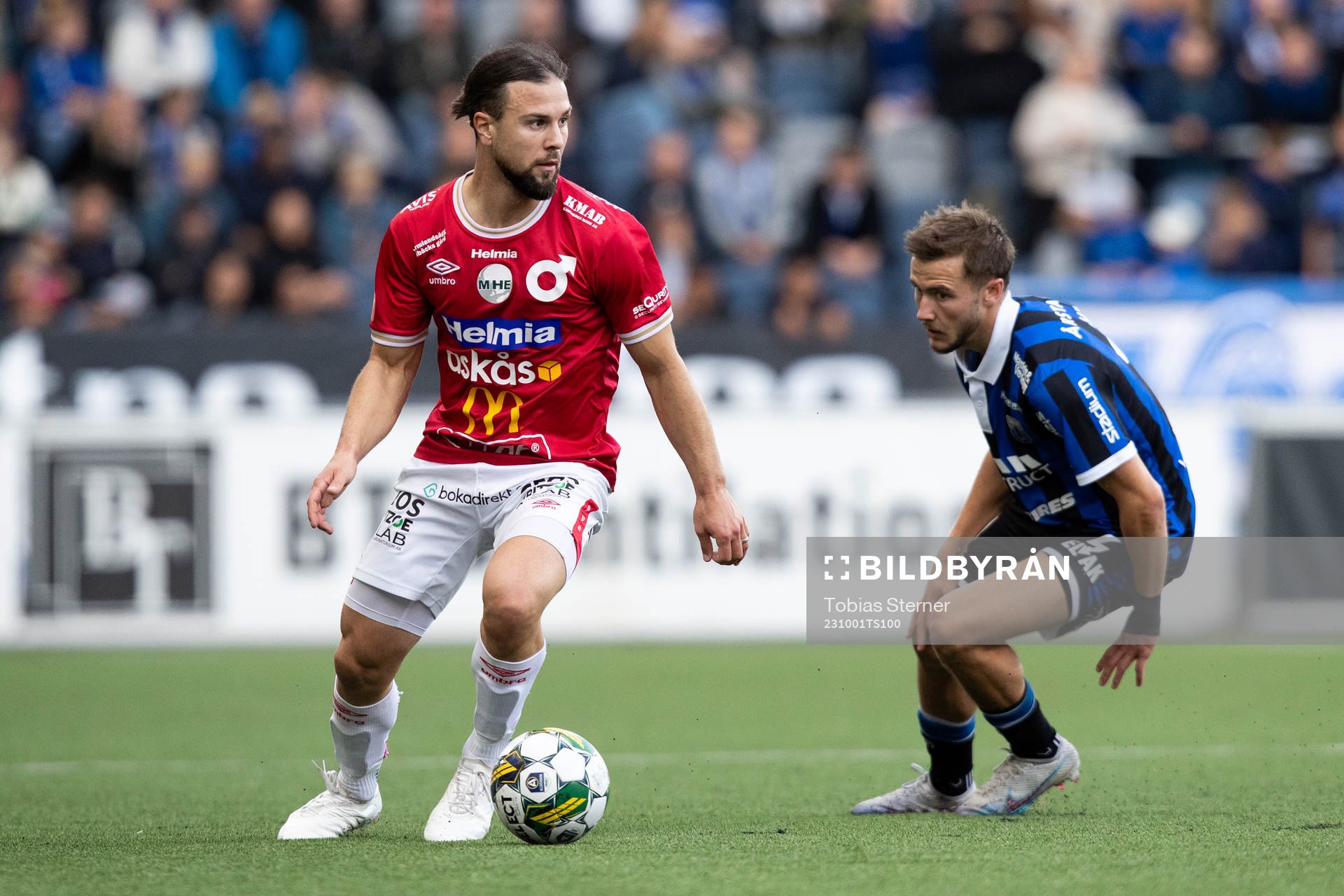 Degerfors Abdelkarim Mammar Chaouche och Sirius Melker Heier