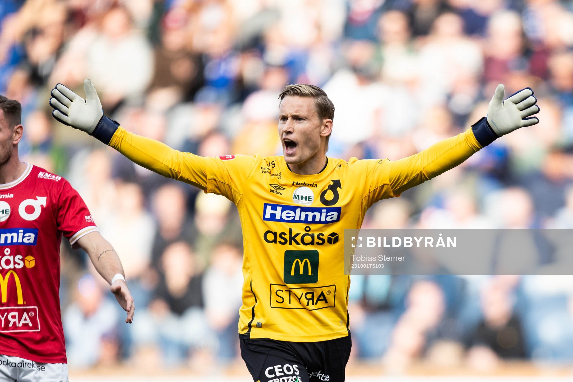Degerfors målvakt Sondre Lovseth Rossbach