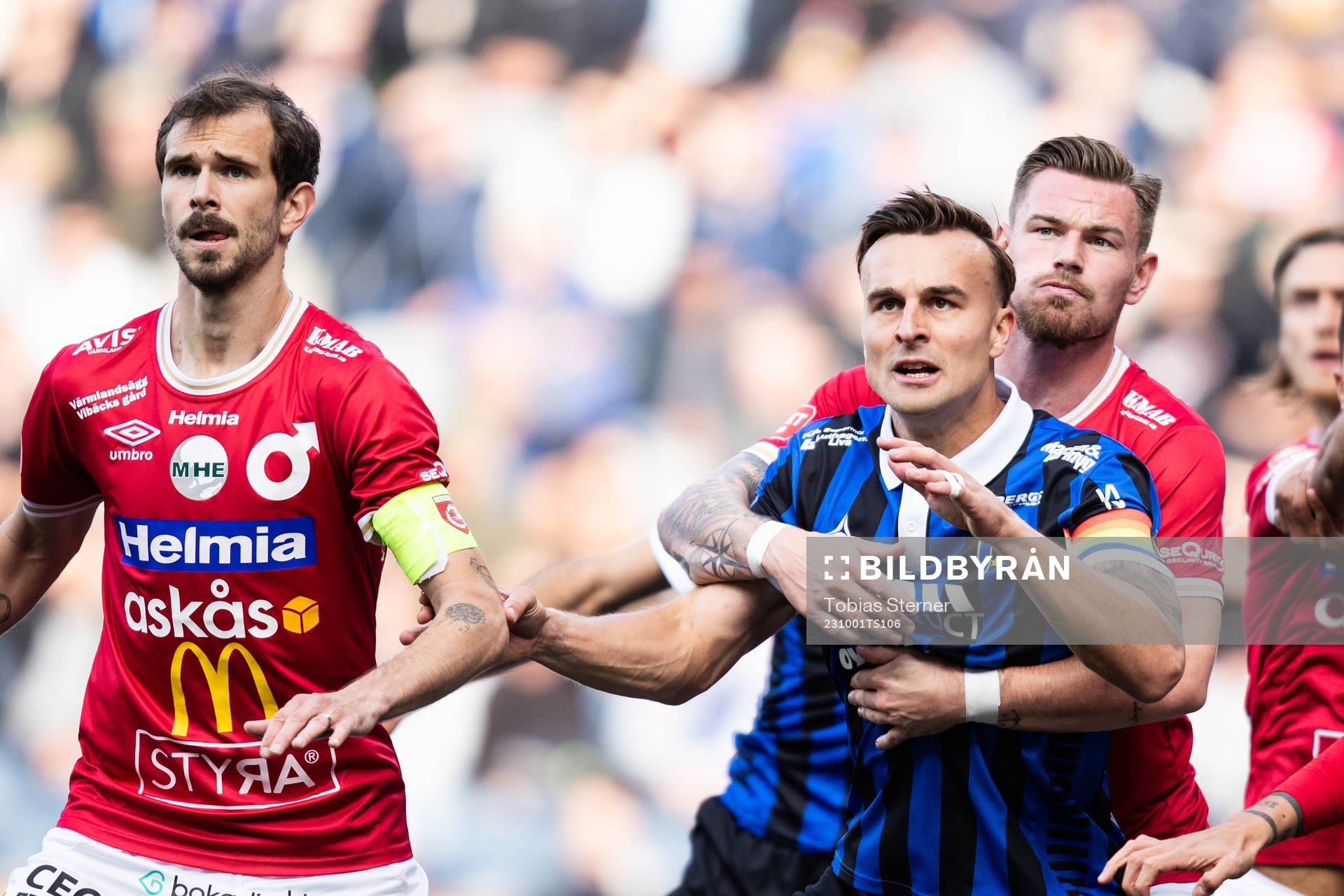 Sirius Henrik Castegren och Degerfors Rasmus Örqvist