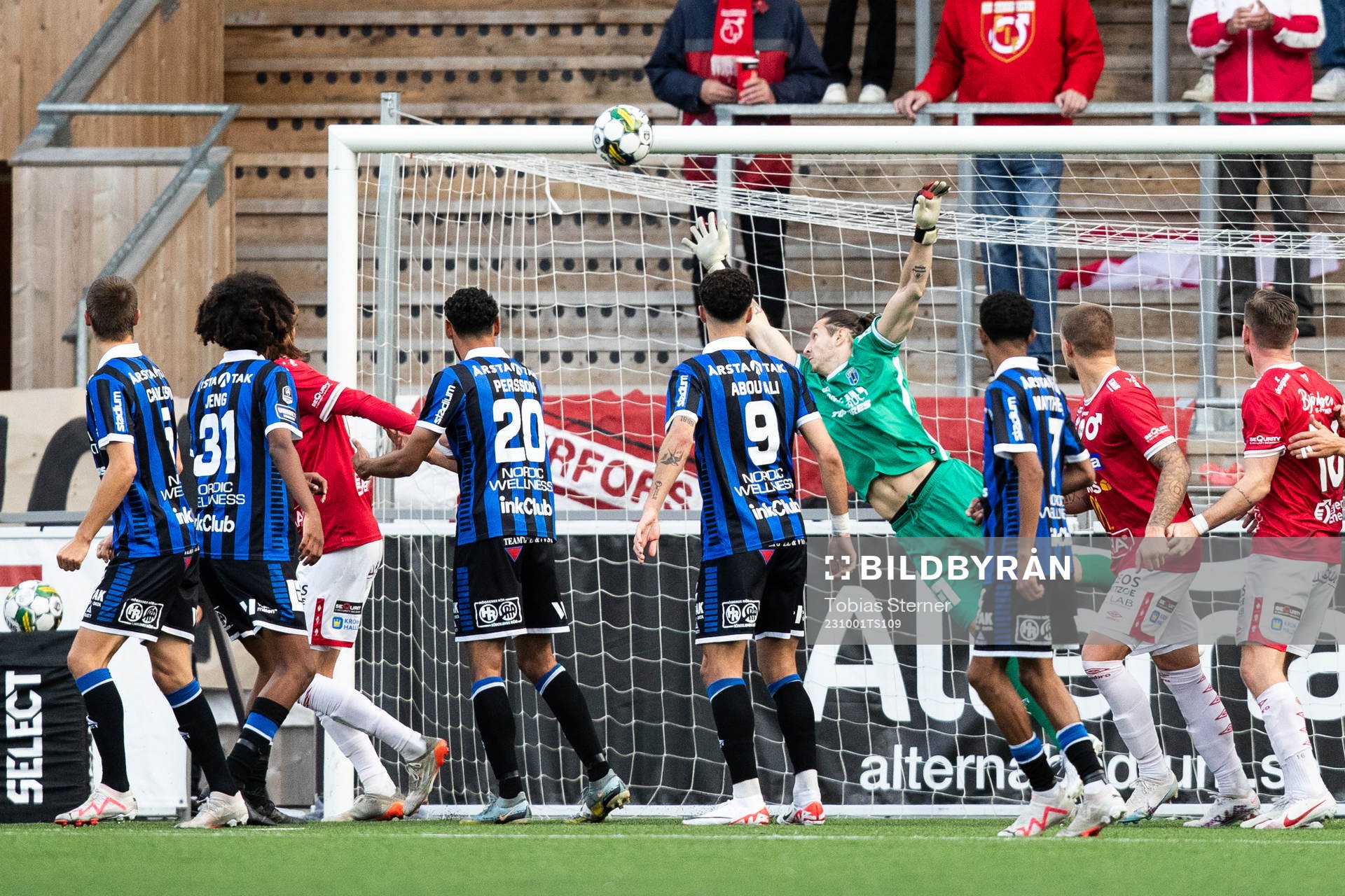 Degerfors Diego De Jesus Campos Ballestero gör 0-2 bakom