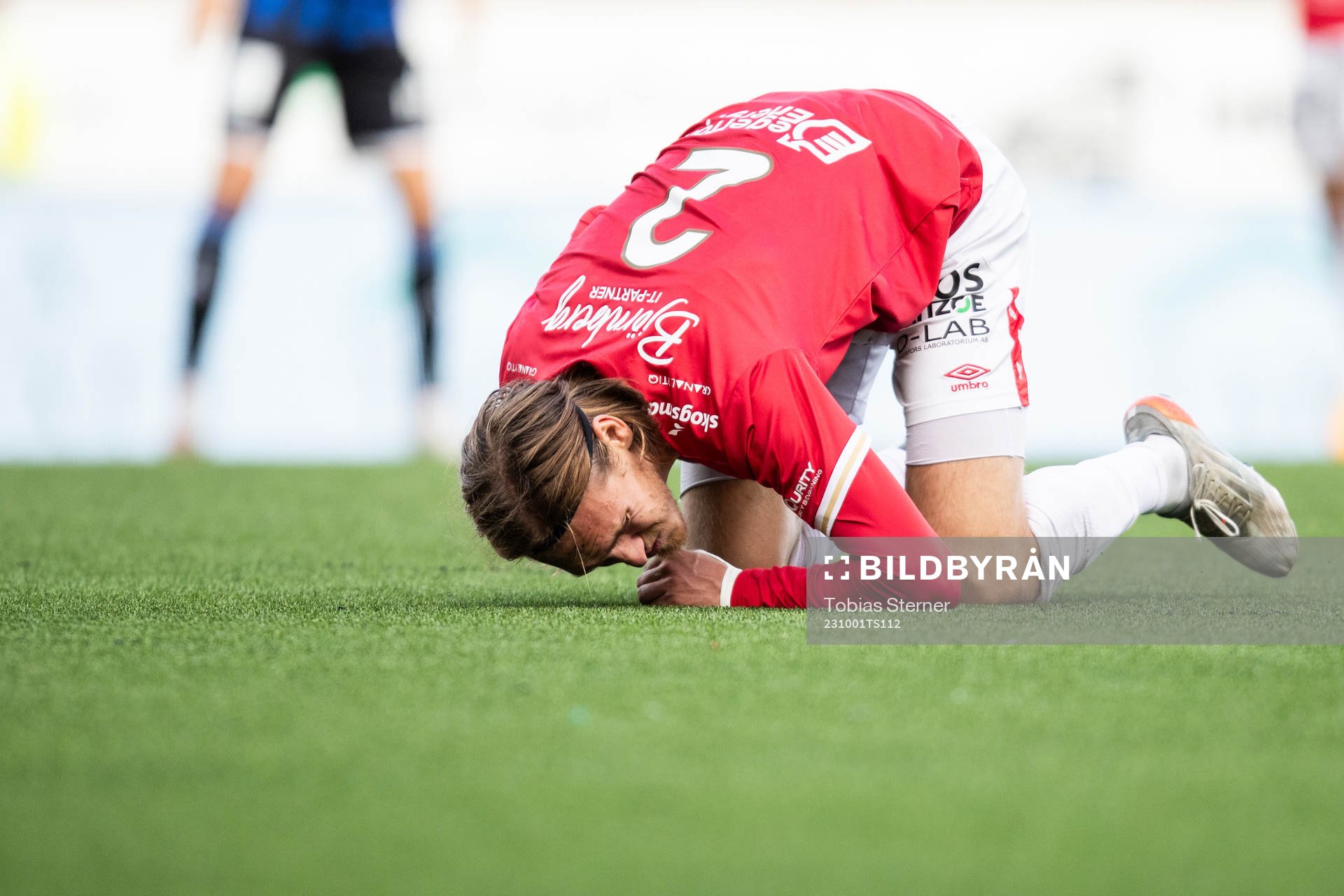 Degerfors Gustav Granath har ont