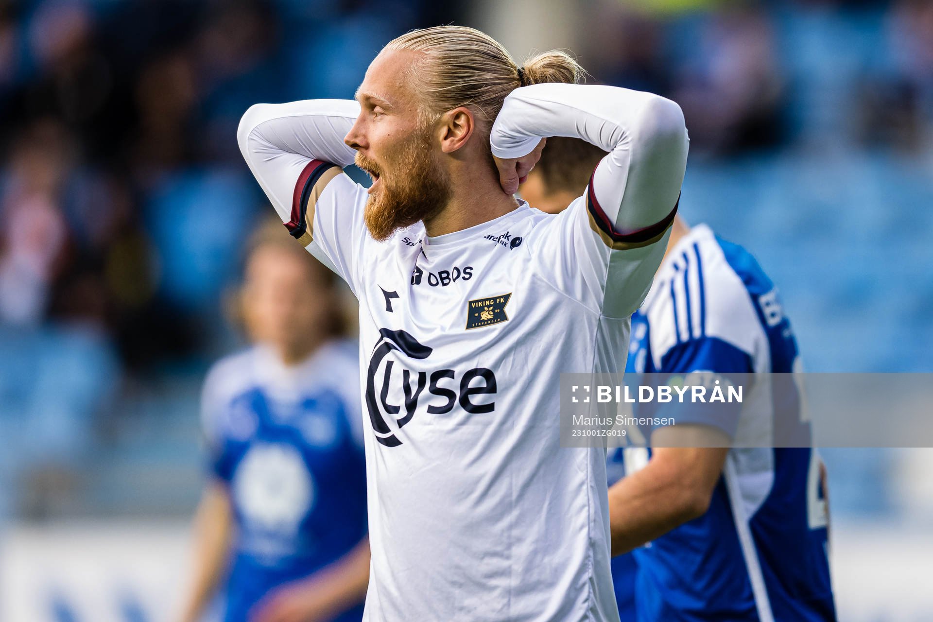 Lars-Jørgen Salvesen of Viking looks dejected