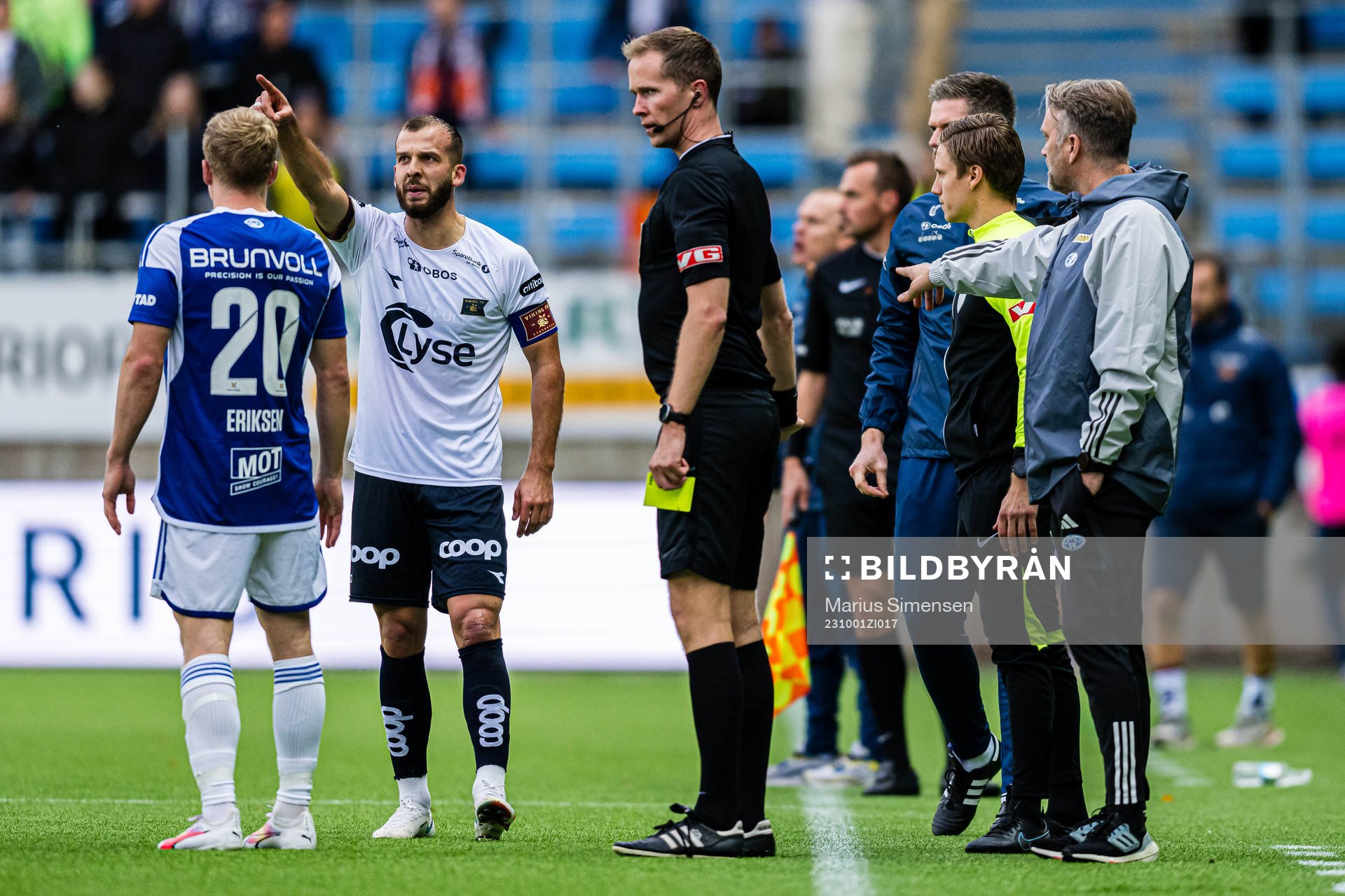 Zlatko Tripic of Viking reacts