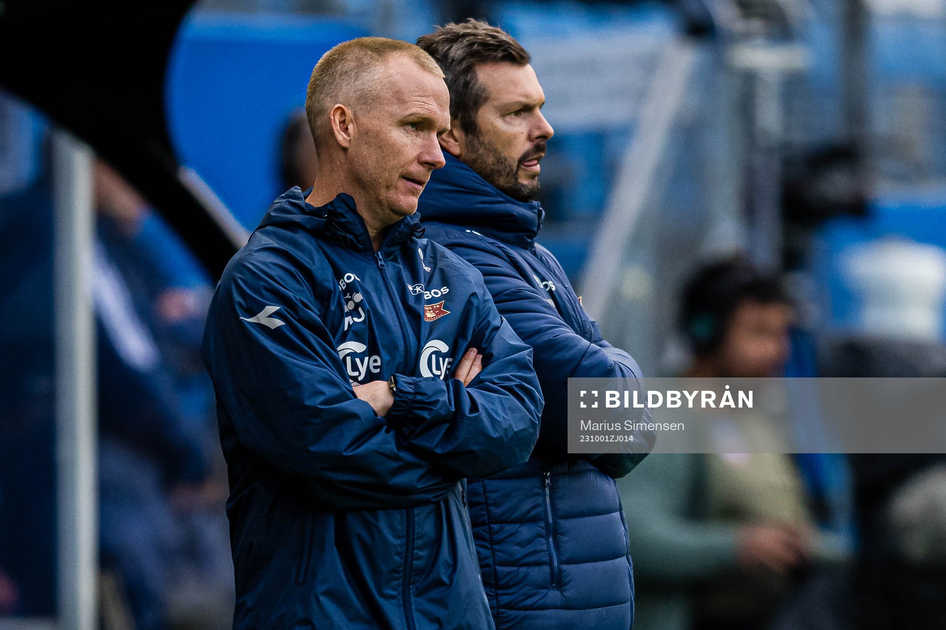 Morten Jensen and Bjarte Lunde Aarsheim, head coach of