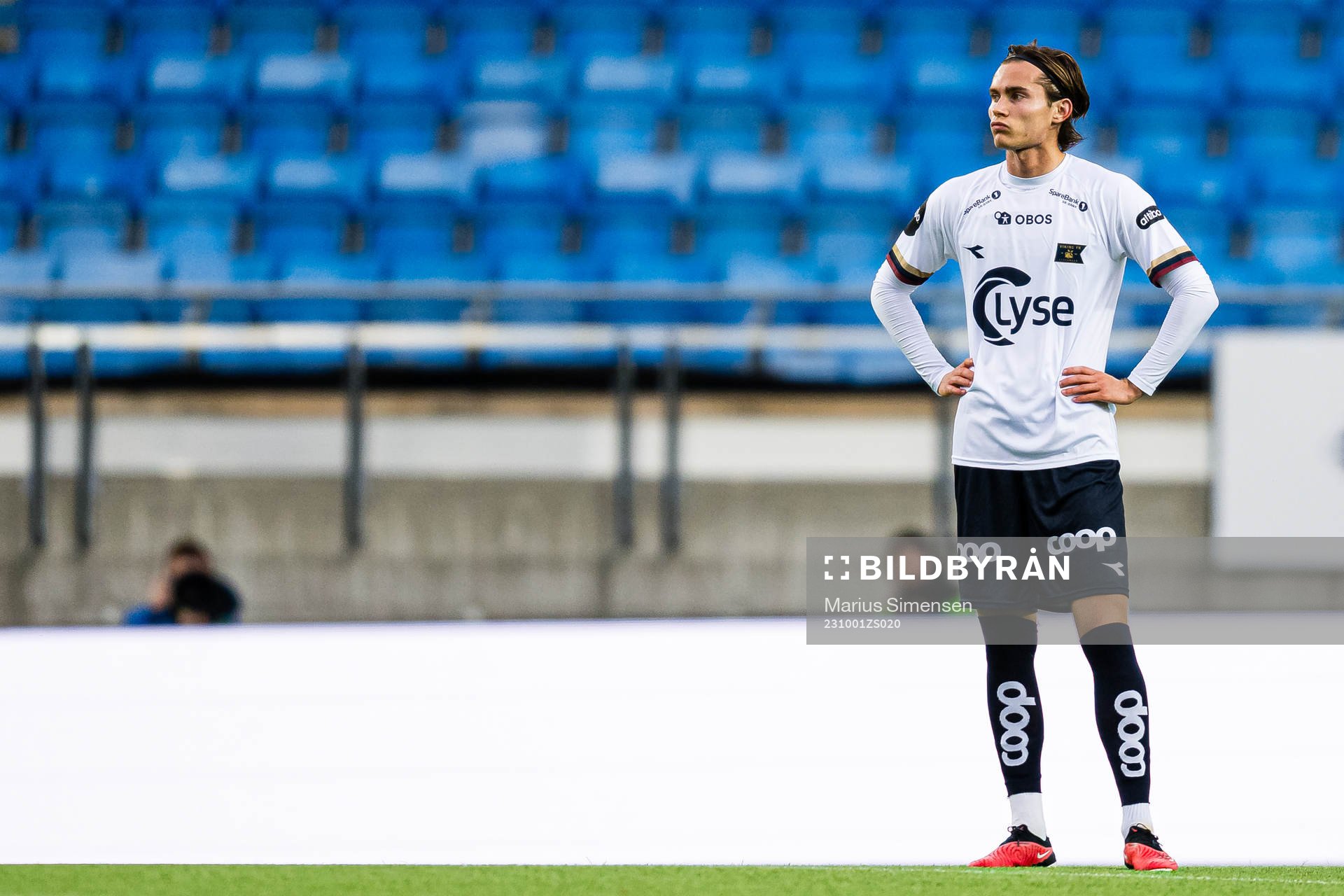 Markus Solbakken of Viking looks dejected