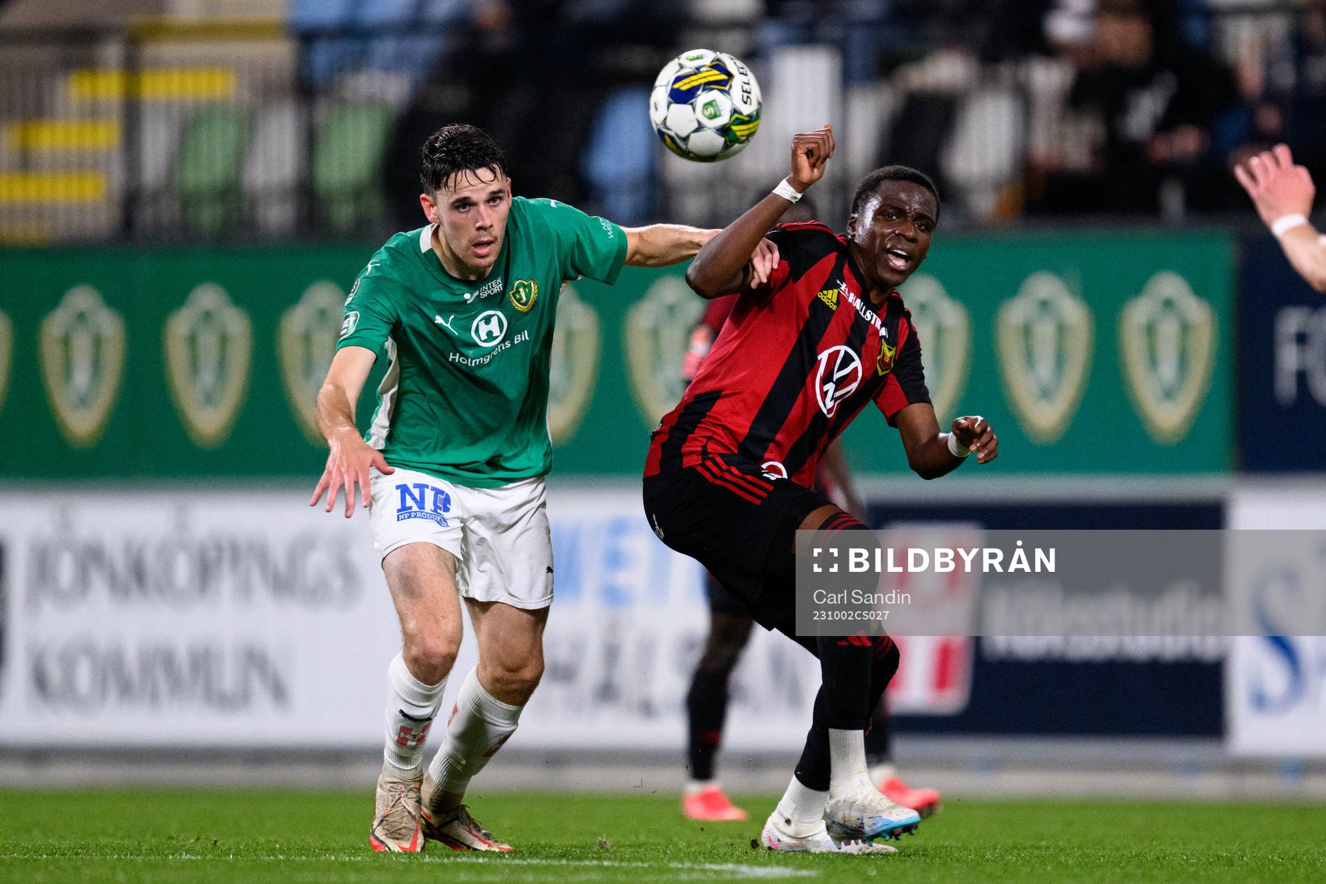 Jönköpings Södras Samuel Adrian och Östersunds Calvin