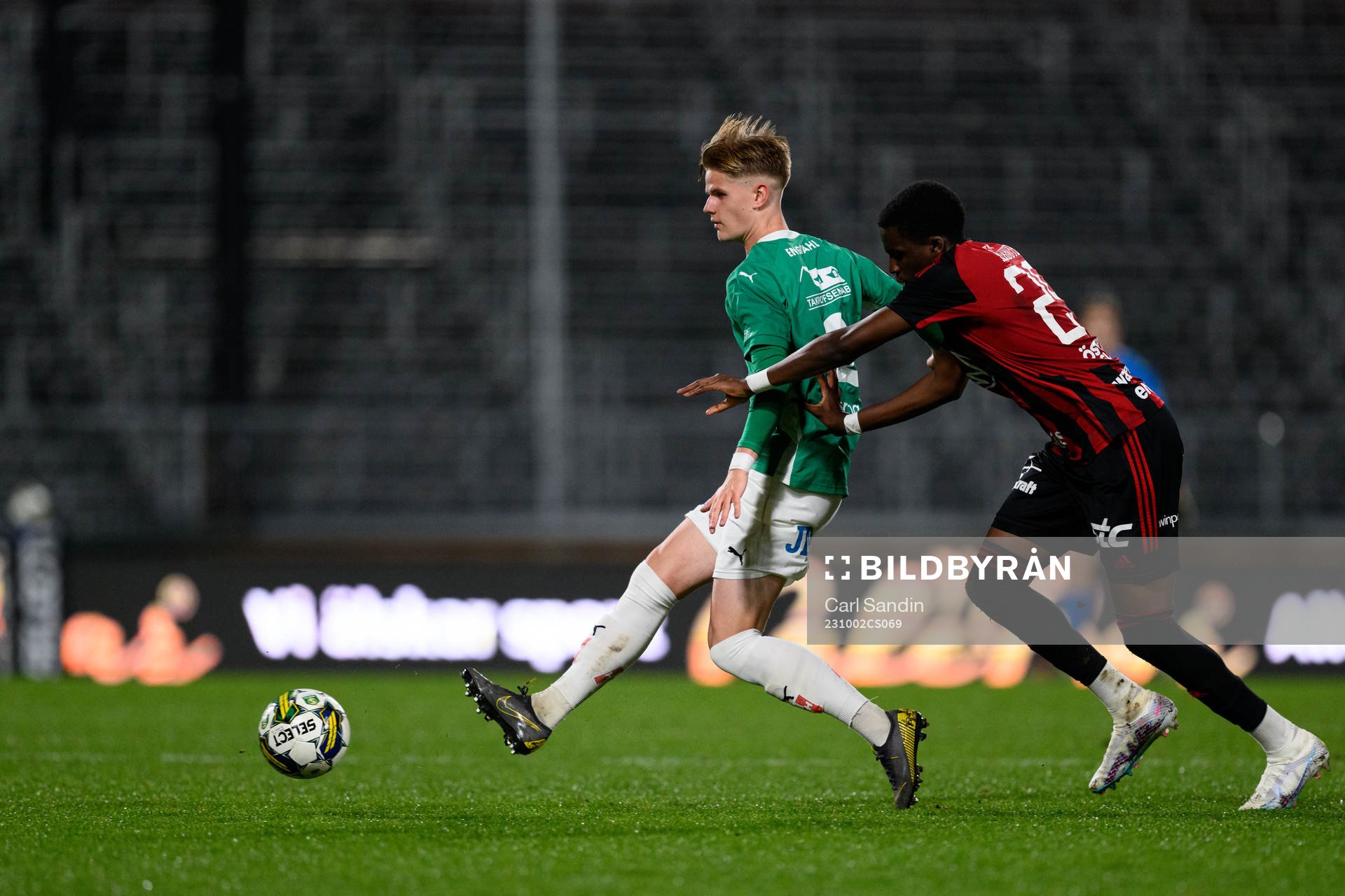 Jönköpings Södras Ben Engdahl och Östersunds Calvin