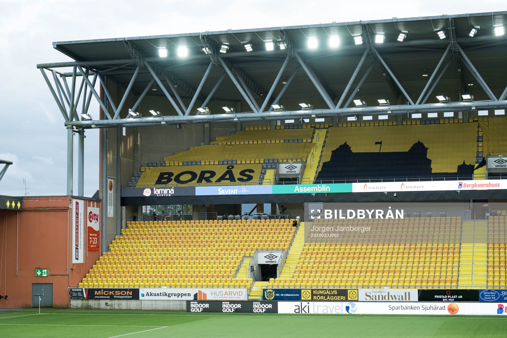 Läktare på Borås Arena