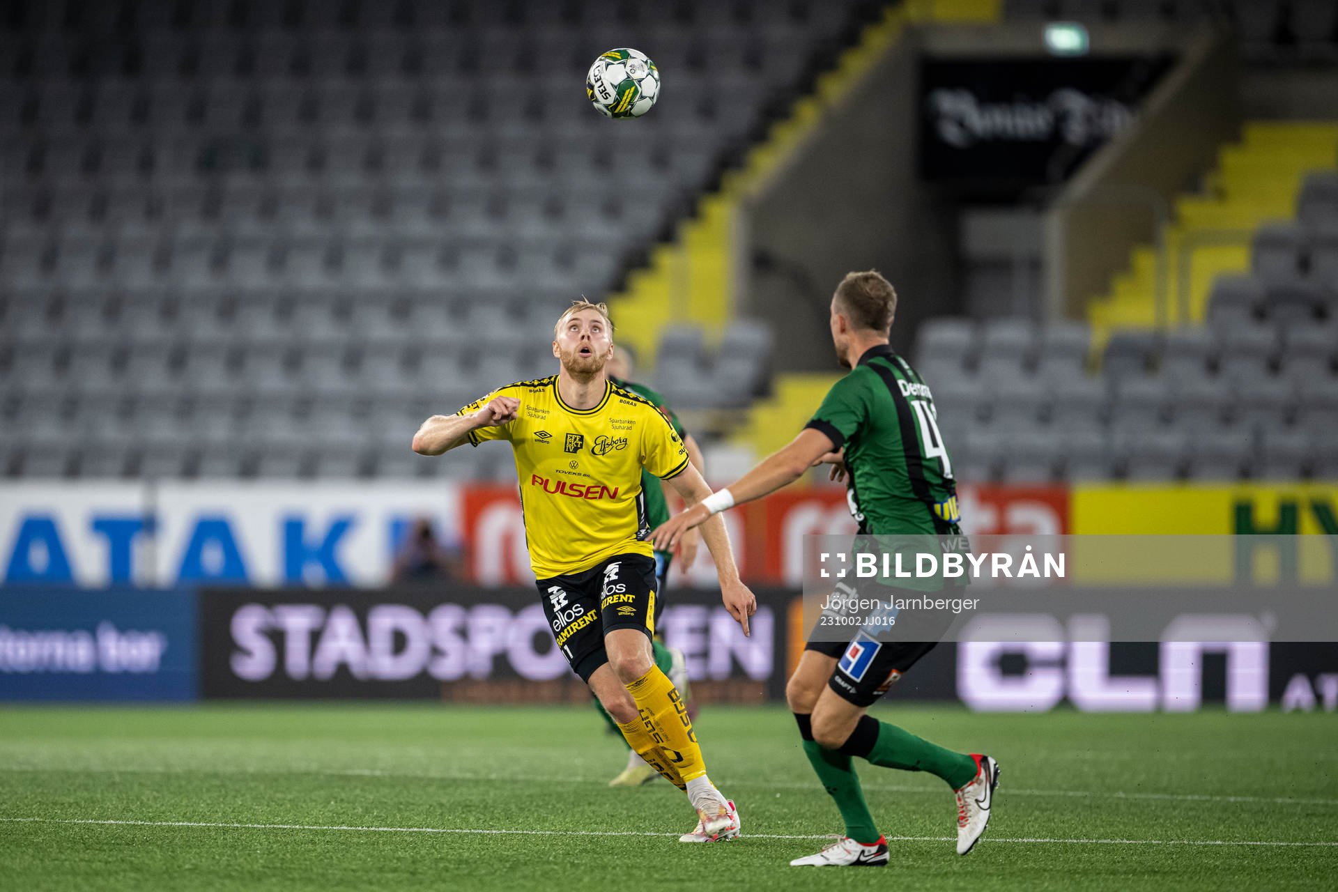 Elfsborgs Sveinn Guðjohnsen och Varbergs Hampus Zackrisson