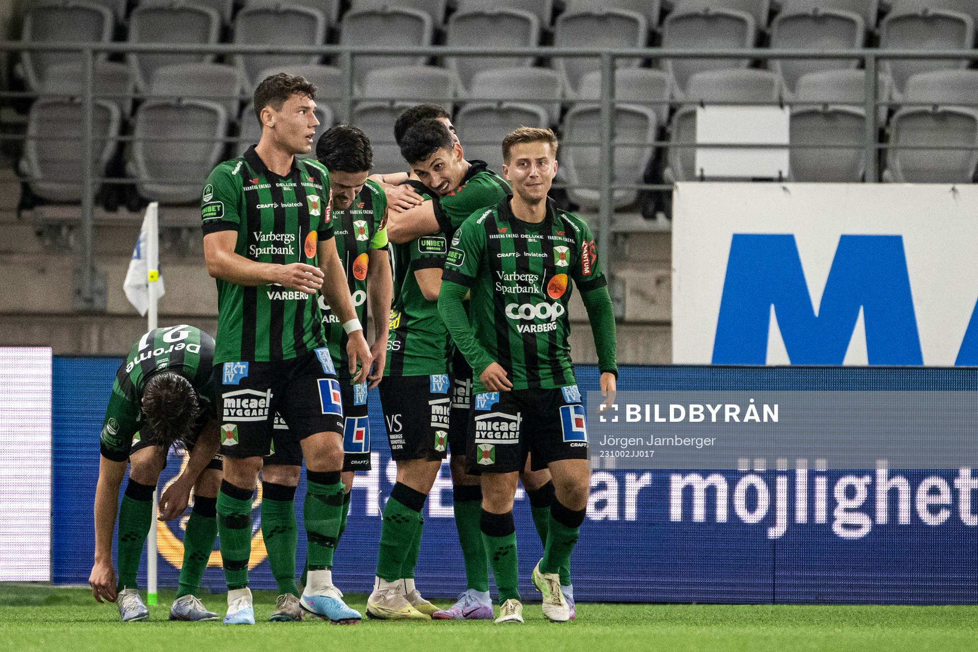Varbergs Dion Krasniqi jublar