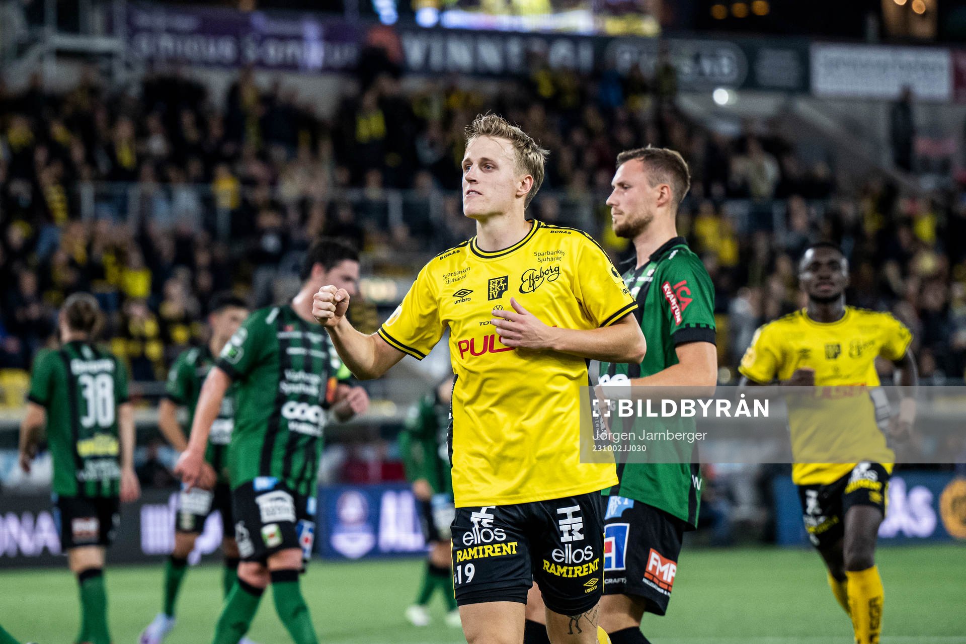 Elfsborgs Jeppe Møldrup Okkels jublar