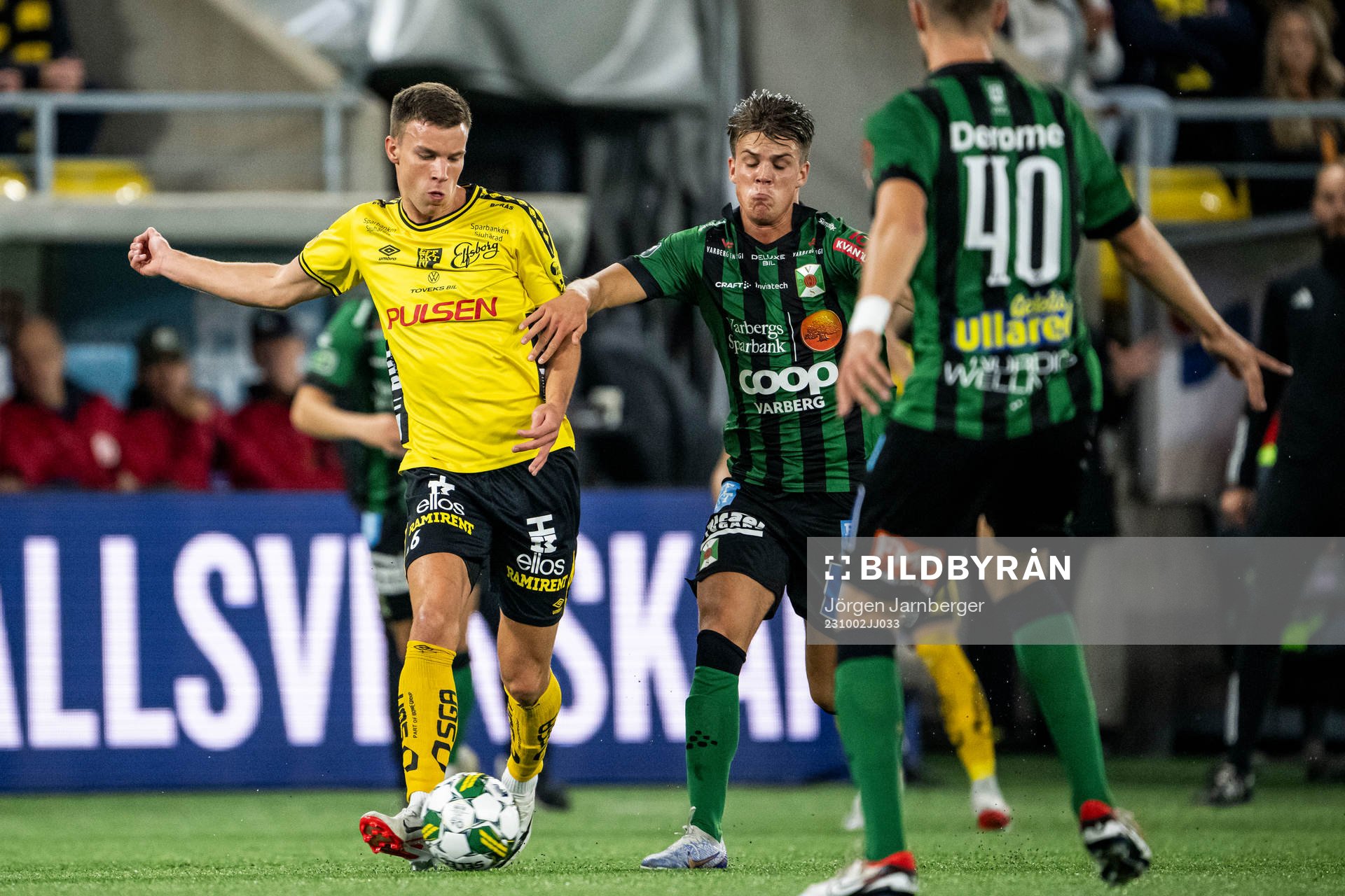 Elfsborgs Andri Fannar Baldursson och Varbergs Victor