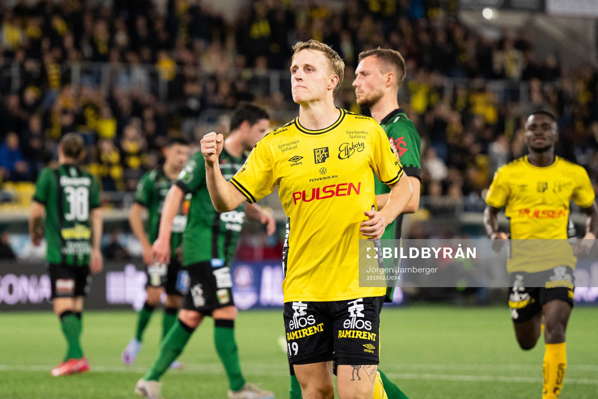 Elfsborgs Jeppe Møldrup Okkels jublar