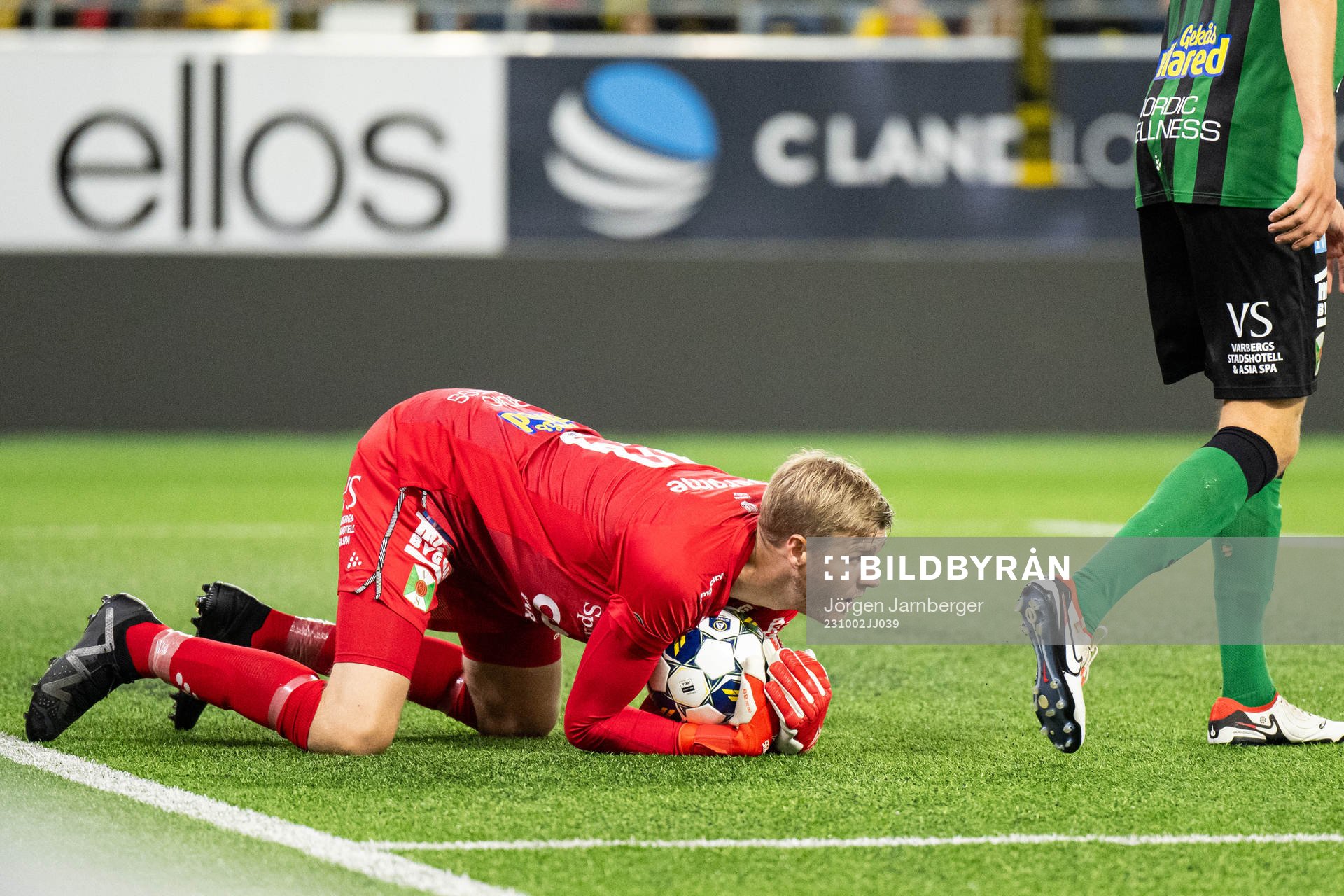 Varbergs målvakt Fredrik Andersson