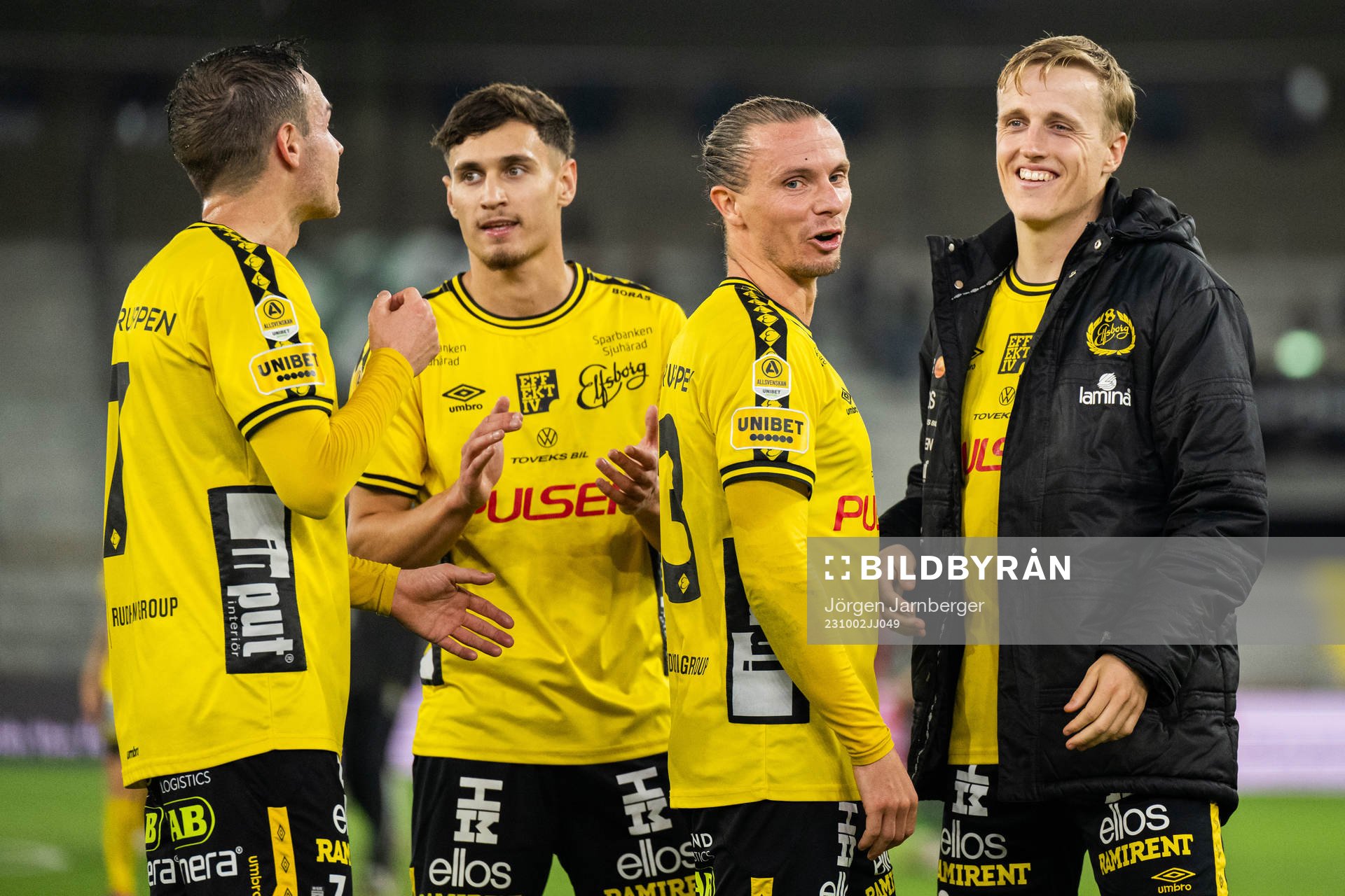 Elfsborgs Camil Jebara, Niklas Hult och Jeppe Møldrup