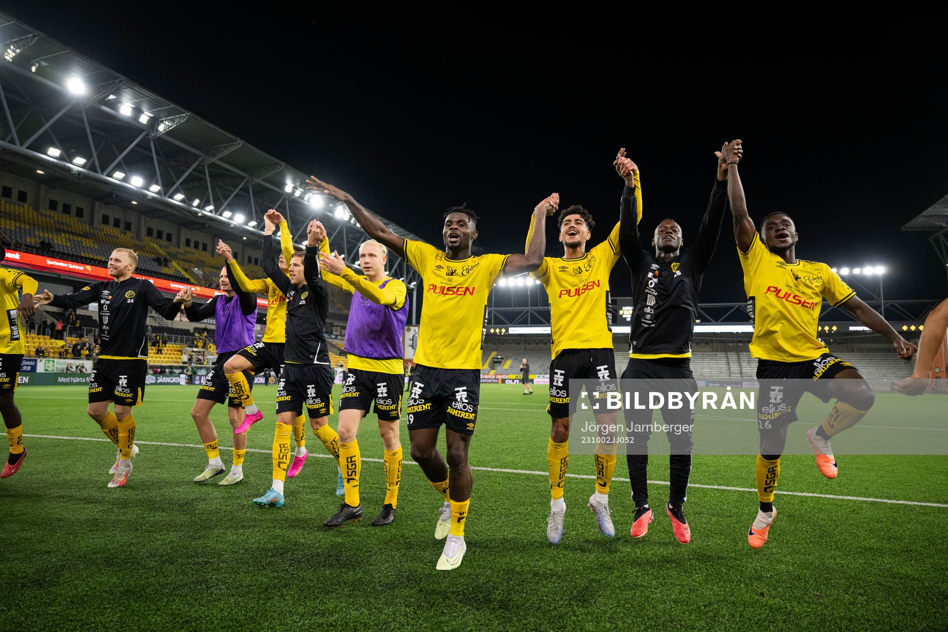 Elfsborgs spelare jublar