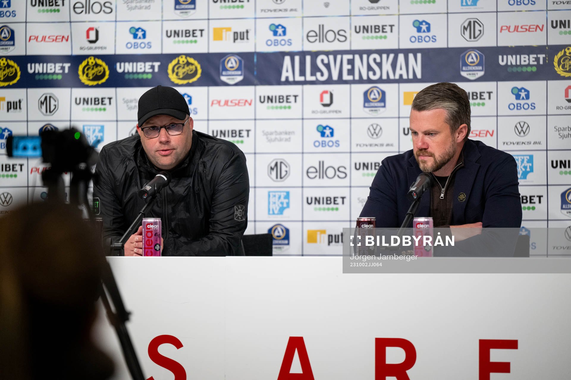 Varbergs tränare Martin Skogman och Elfsborgs manager