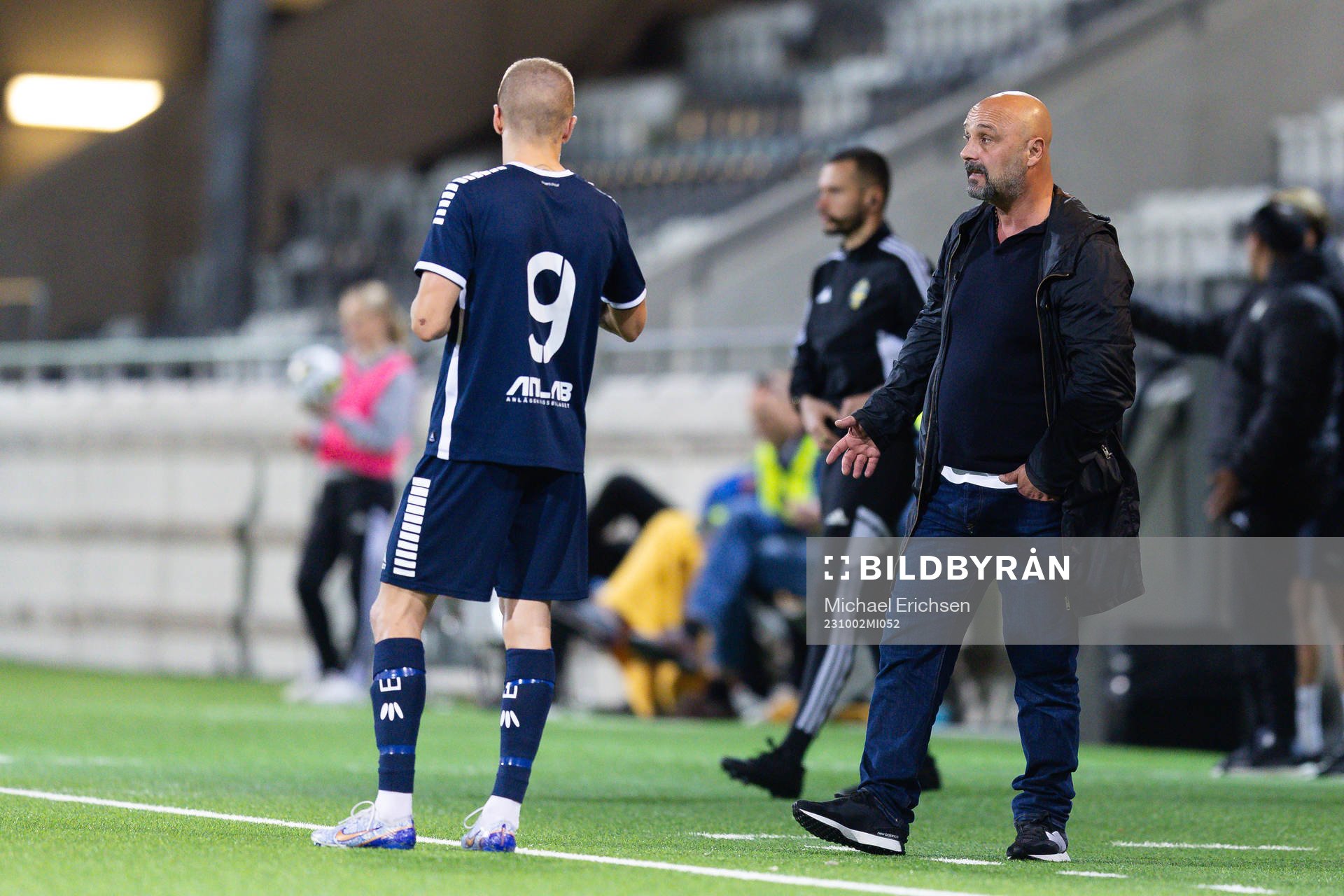 Utsiktens Lucas Hedlund och manager Bosko Orovic
