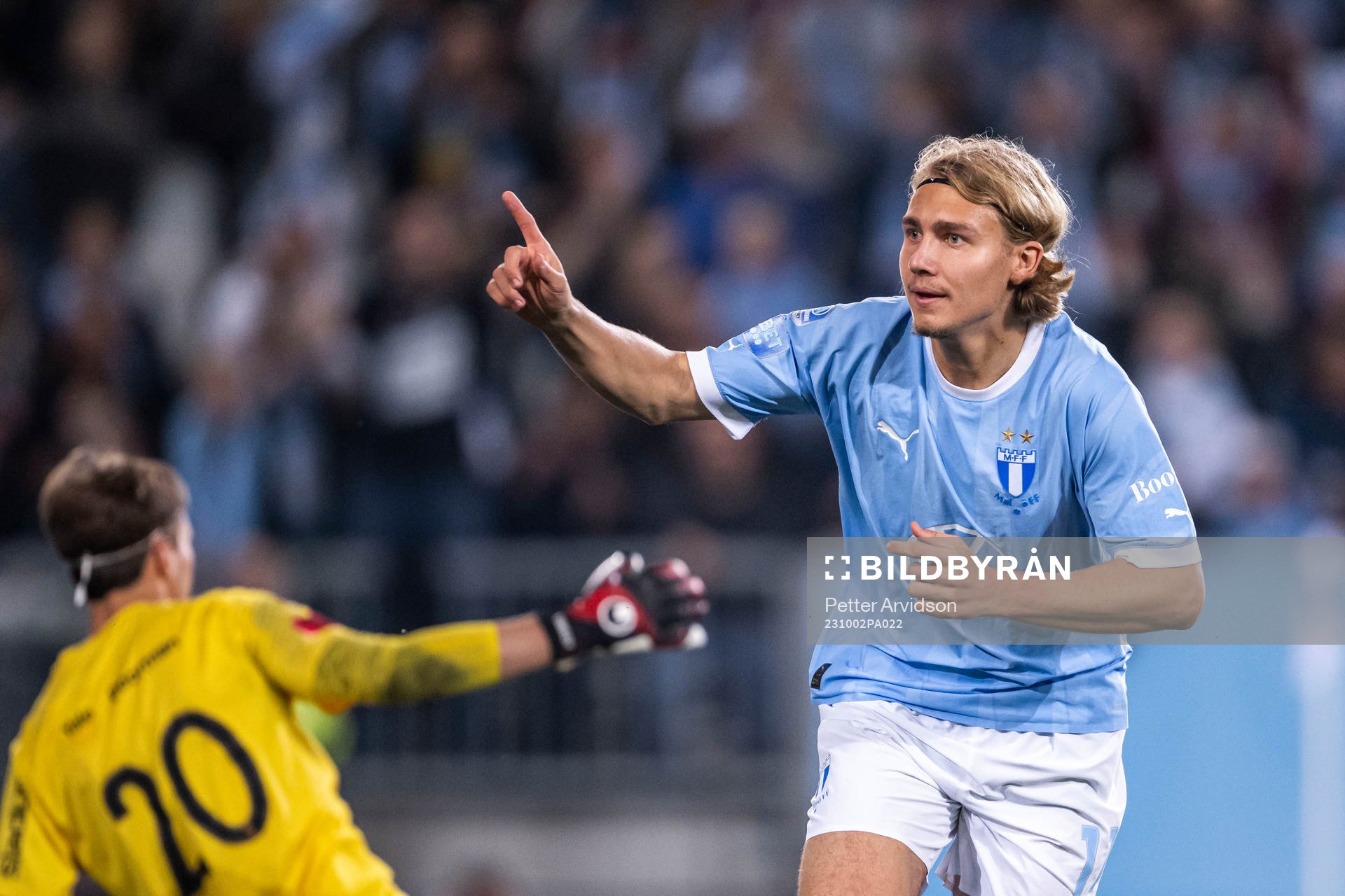 Malmö FFs Sebastian Nanasi jublar