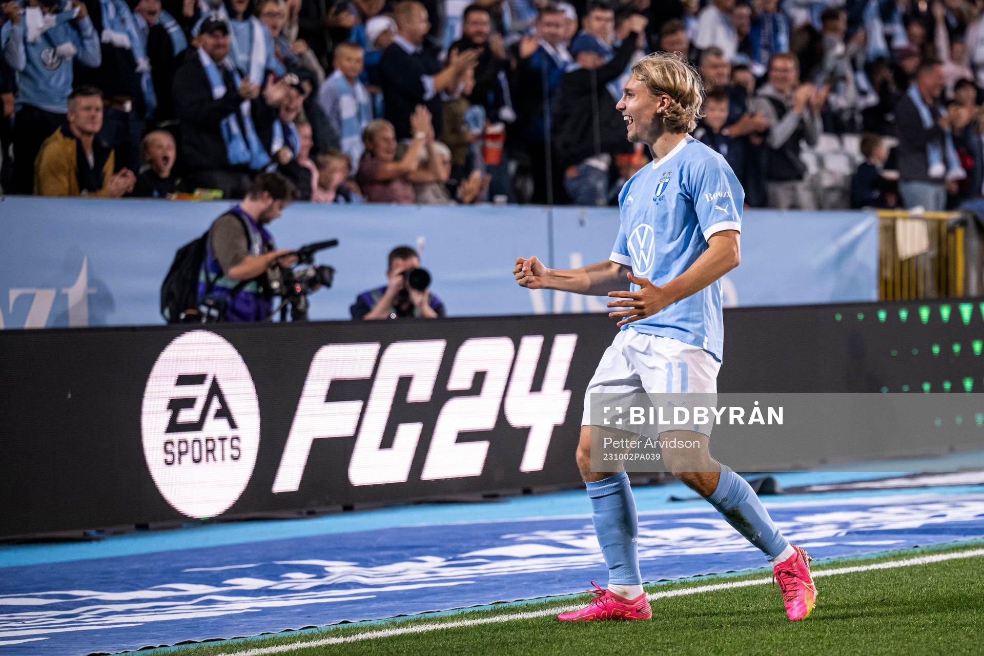 Malmö FFs Sebastian Nanasi jublar