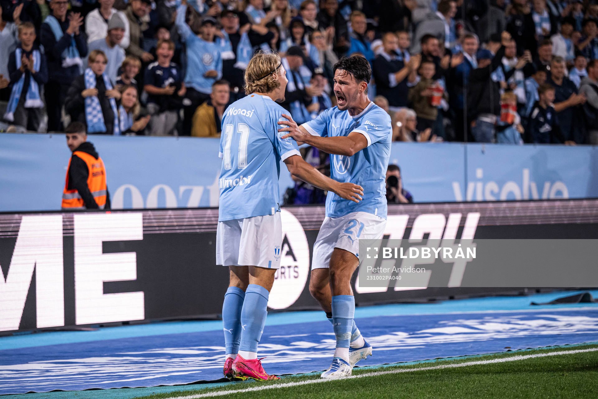 Malmö FFs Sebastian Nanasi jublar