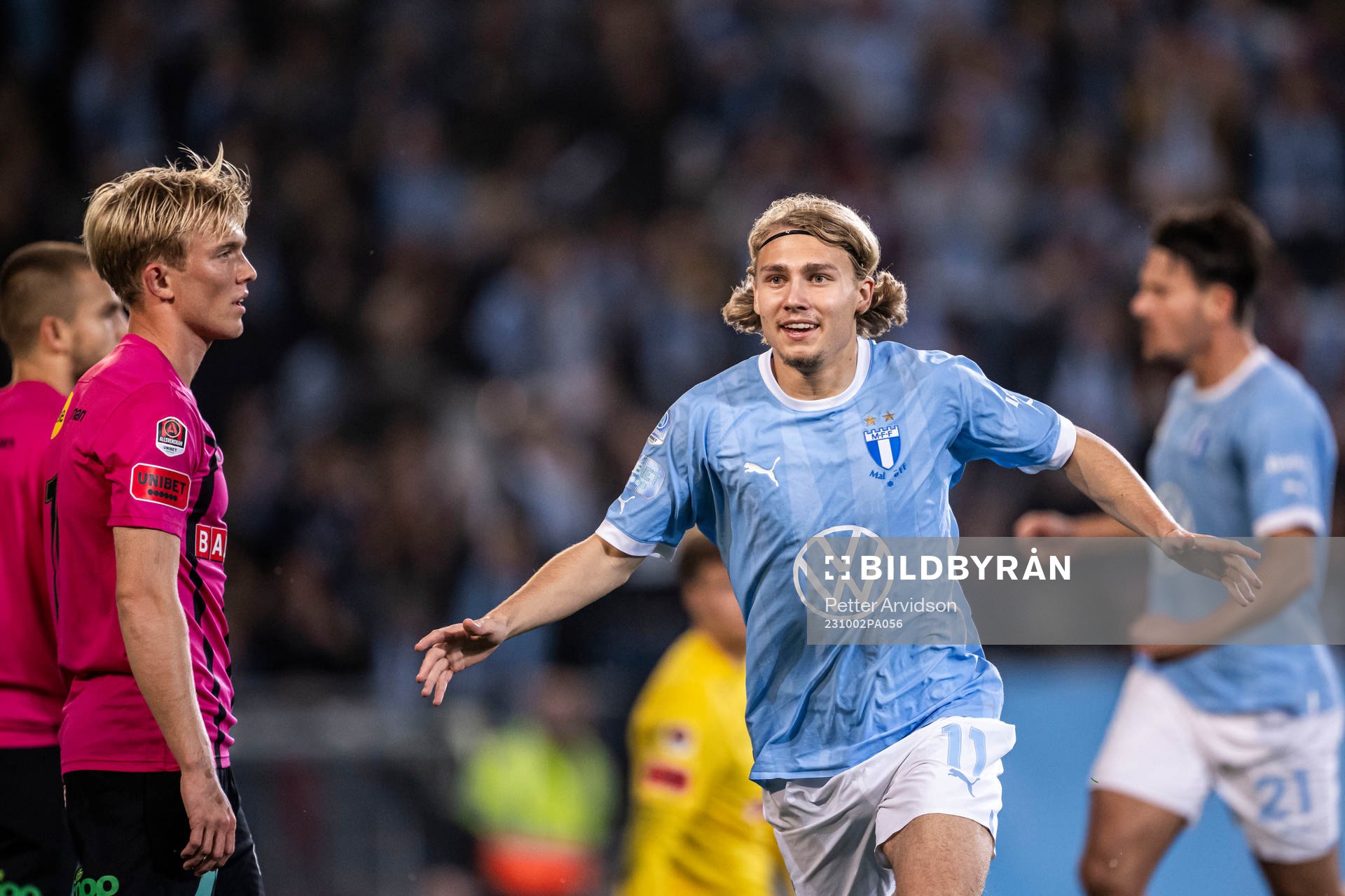 Malmö FFs Sebastian Nanasi jublar