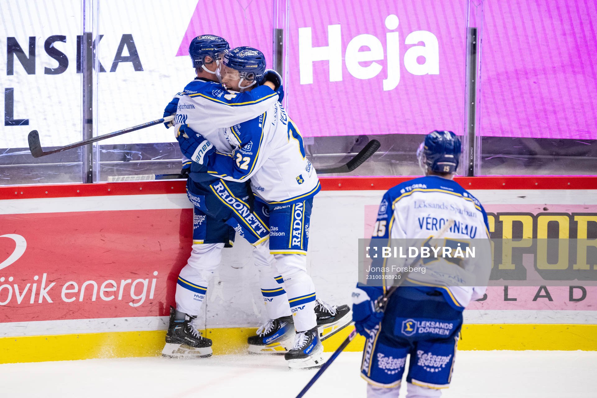 Leksands Carter Ashton jublar