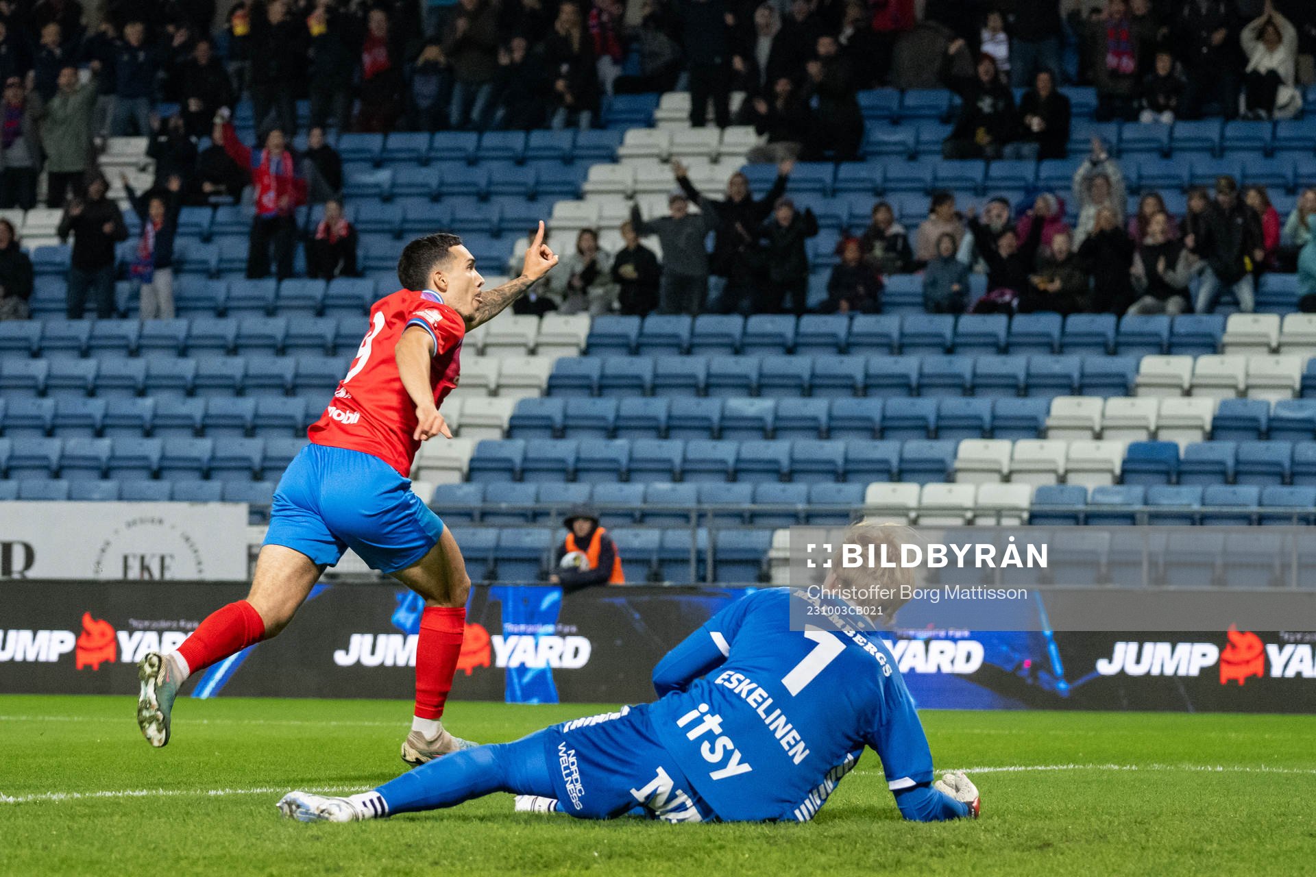 Helsingborgs Lucas Lima jublar