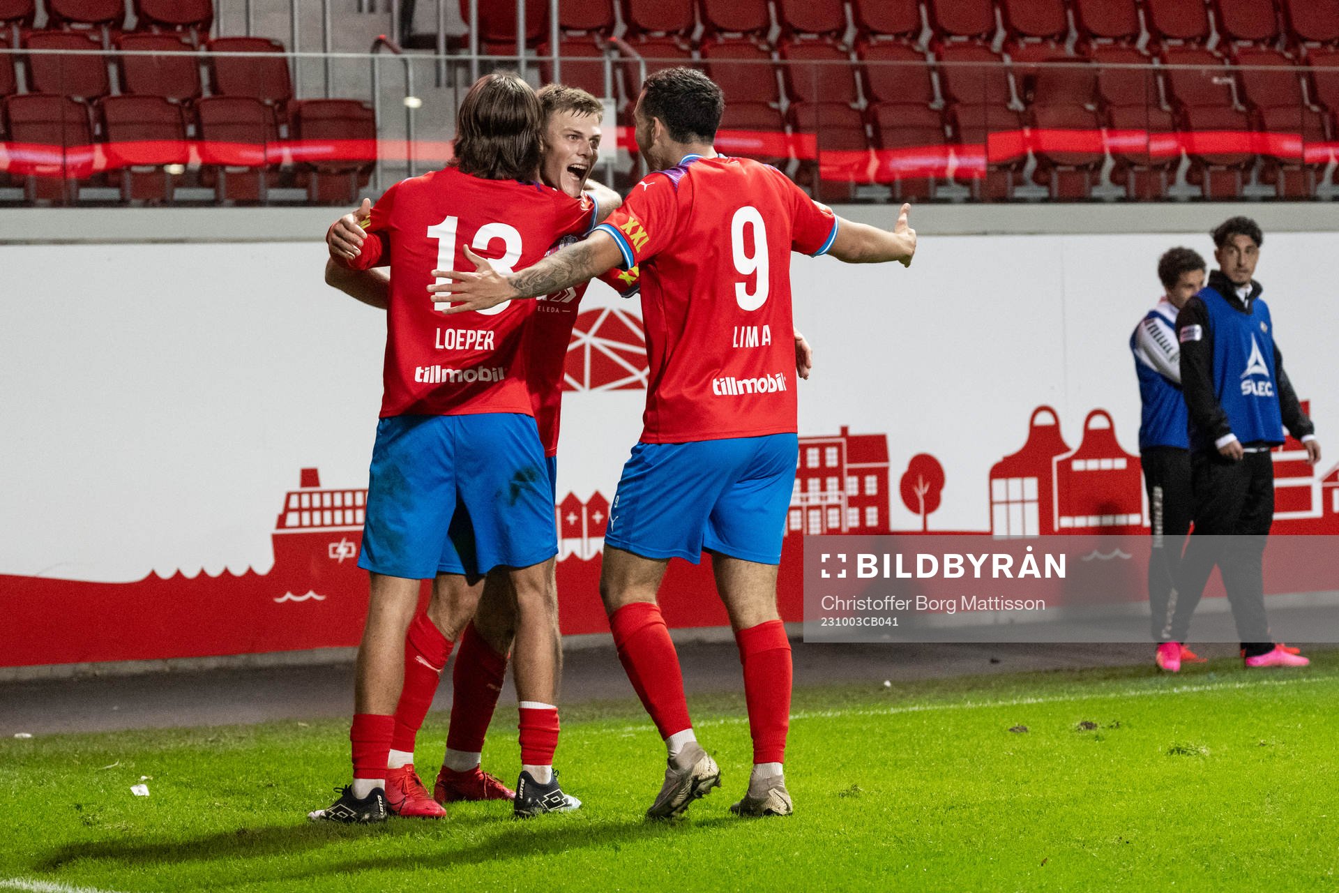 Helsingborgs Erik Ring jublar