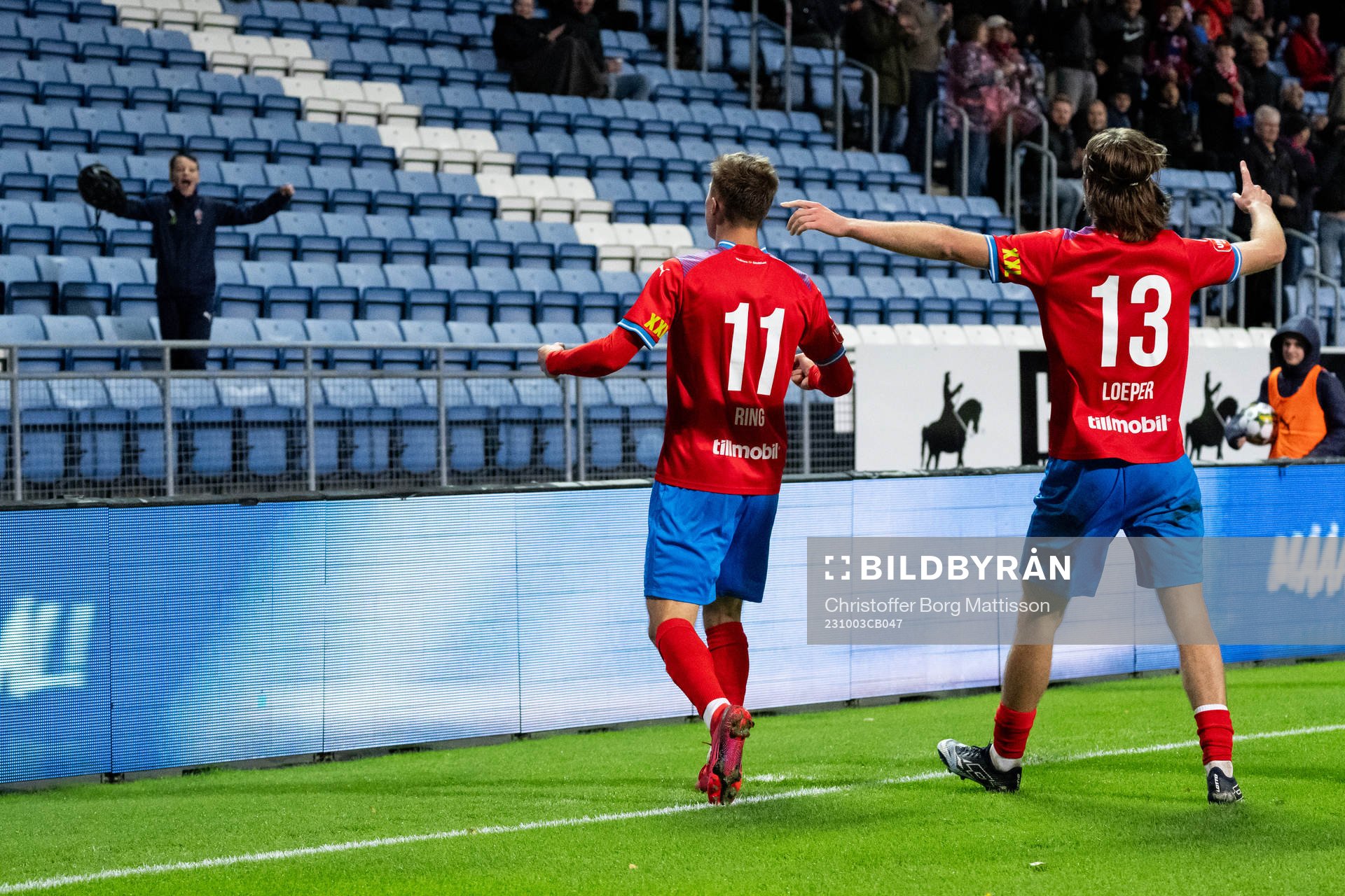 Helsingborgs Erik Ring jublar