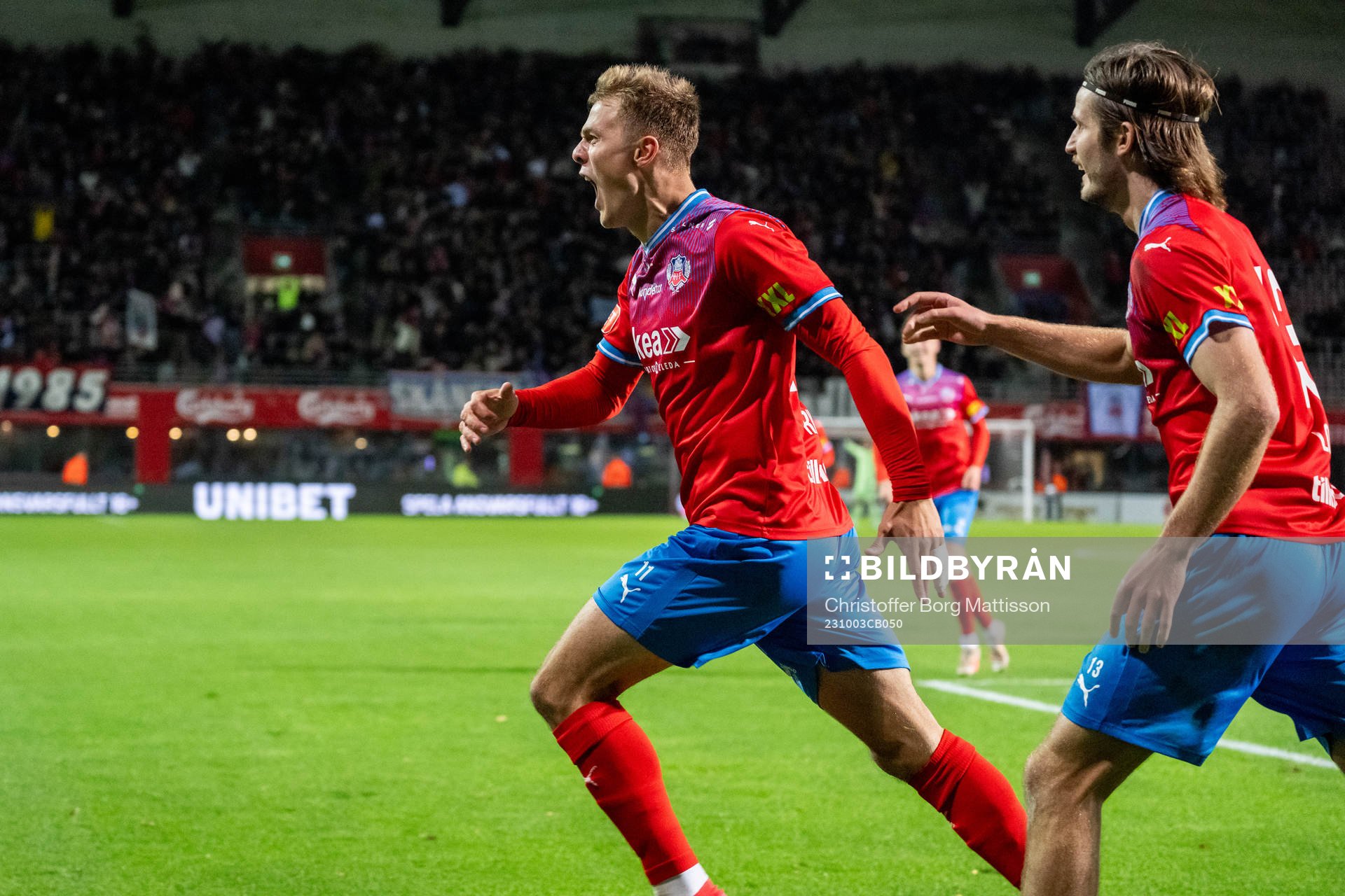 Helsingborgs Erik Ring jublar