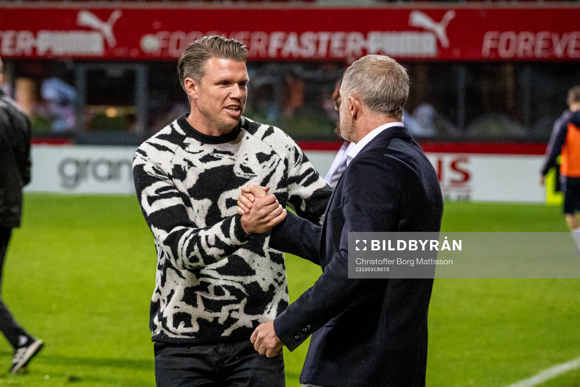 Örebros huvudtränare Christian Järdler och Helsingborgs
