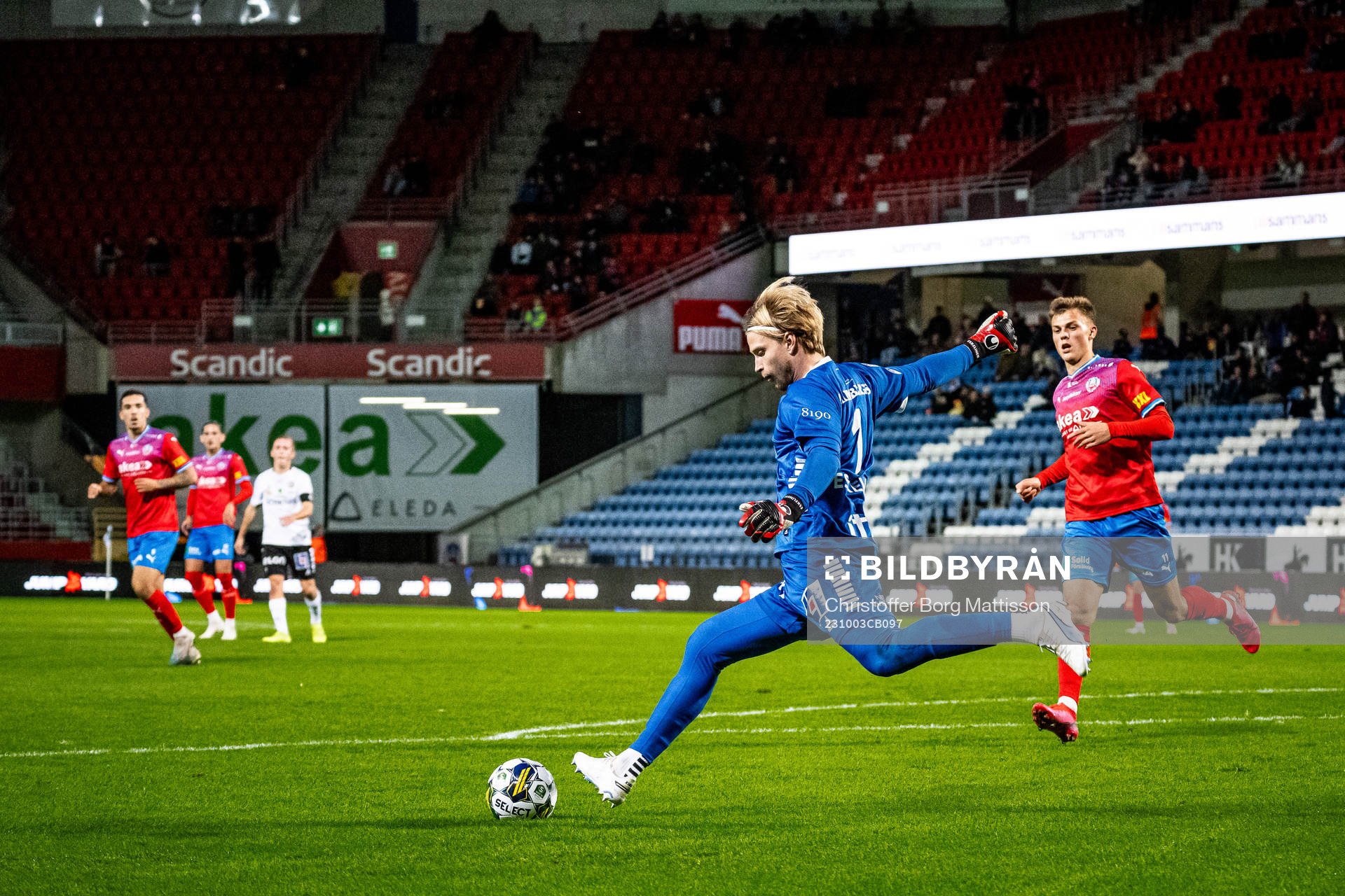 Örebros målvakt William Eskelinen